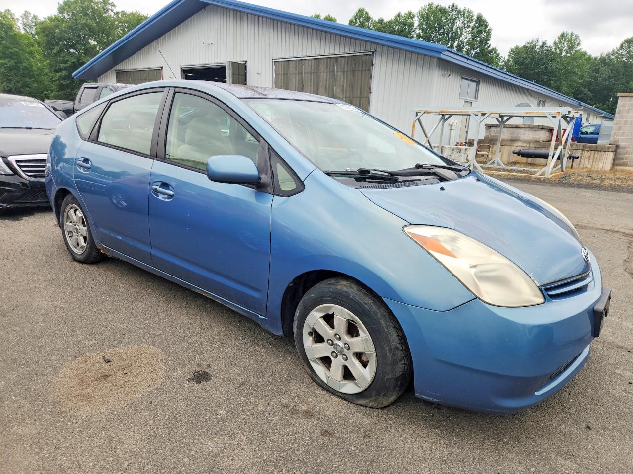 2005 Toyota Prius Base Blue vin: JTDKB20U353029354