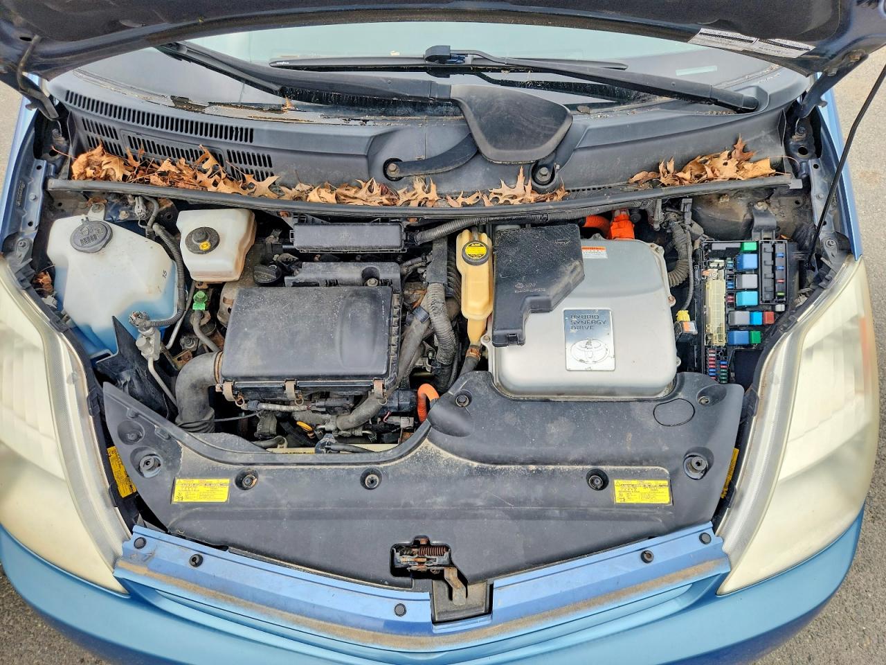 2005 Toyota Prius Base Blue vin: JTDKB20U353029354