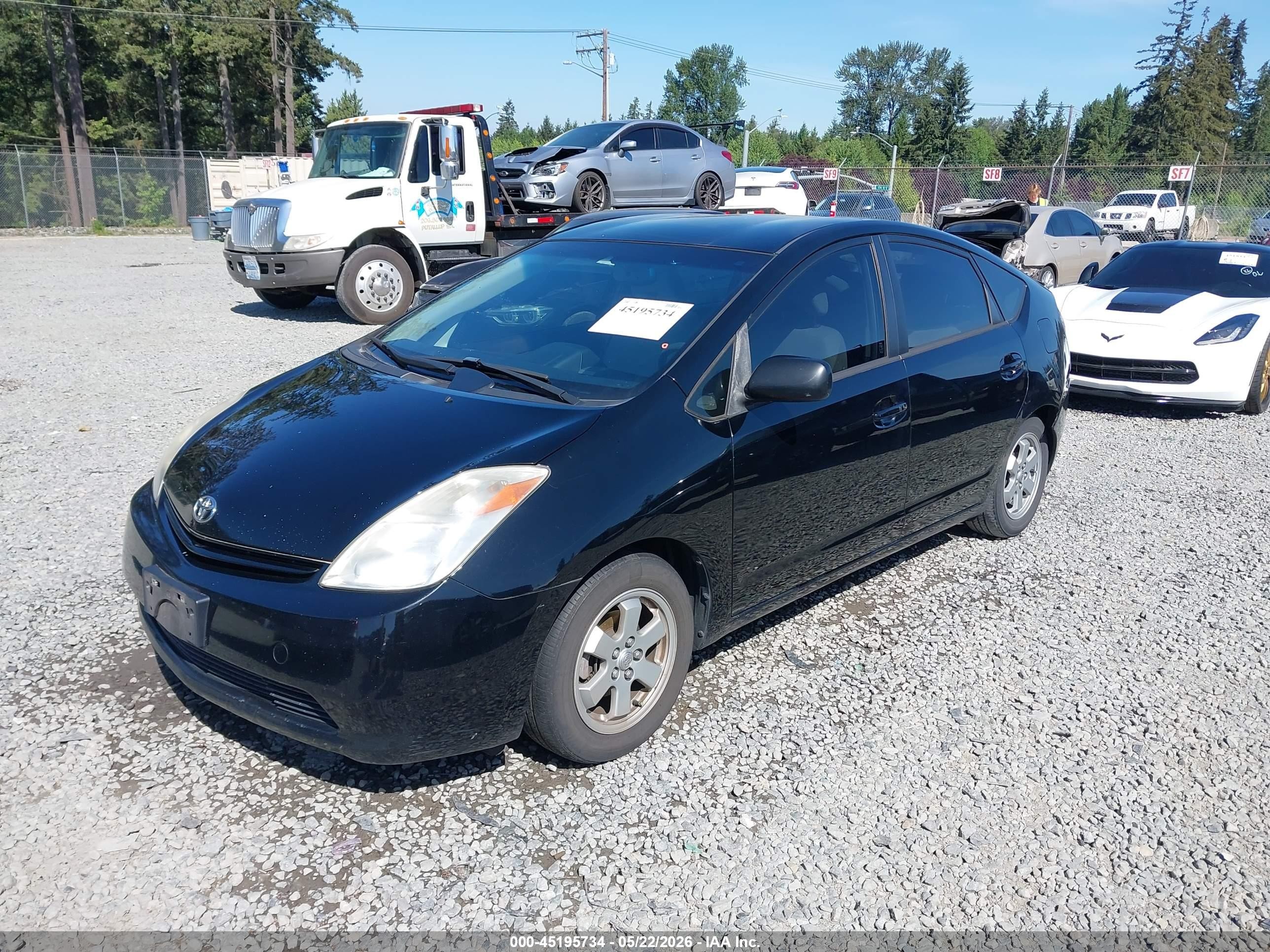 2005 Toyota Prius   Черный vin: JTDKB20U353094804