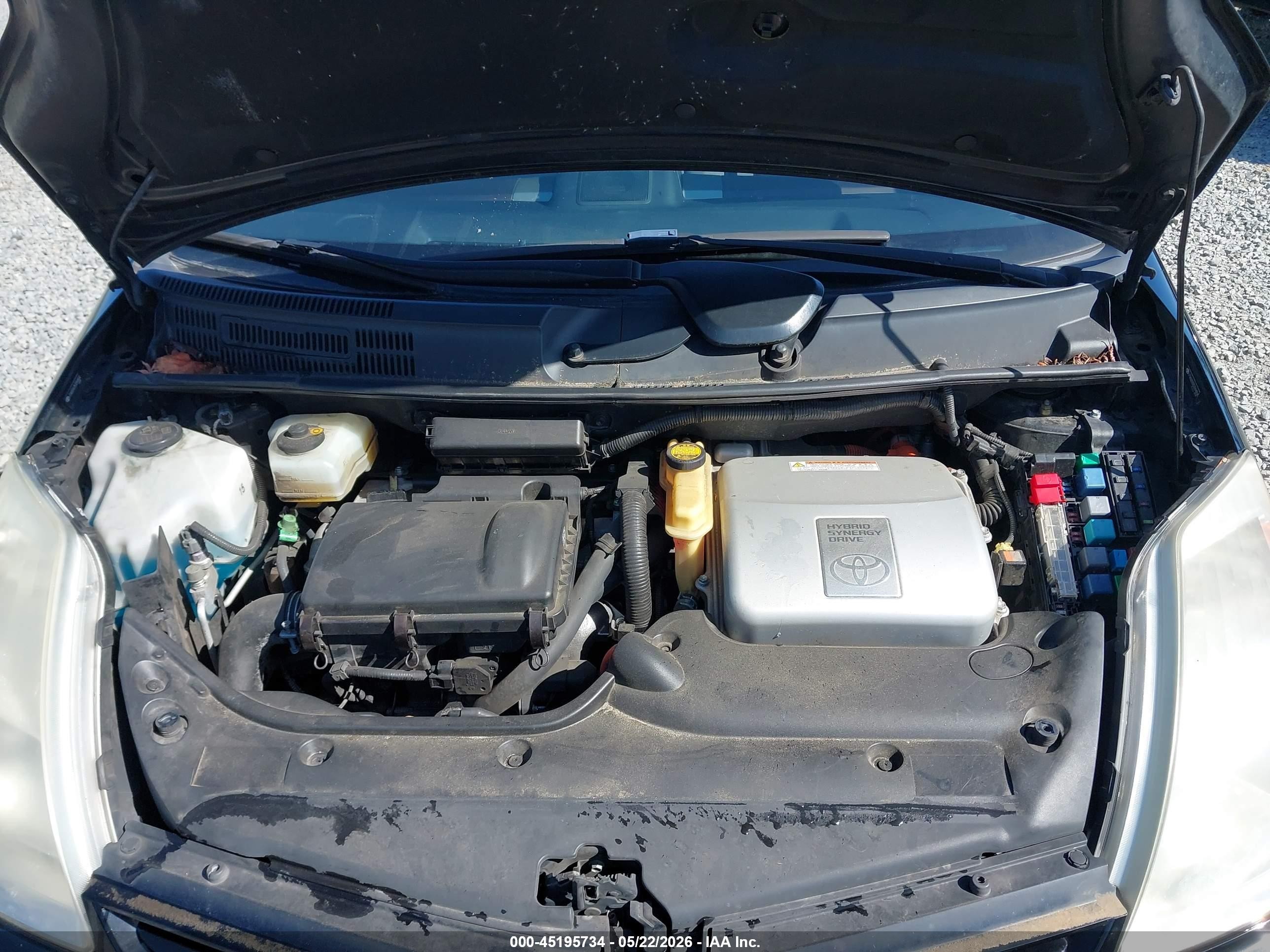 2005 Toyota Prius   Черный vin: JTDKB20U353094804