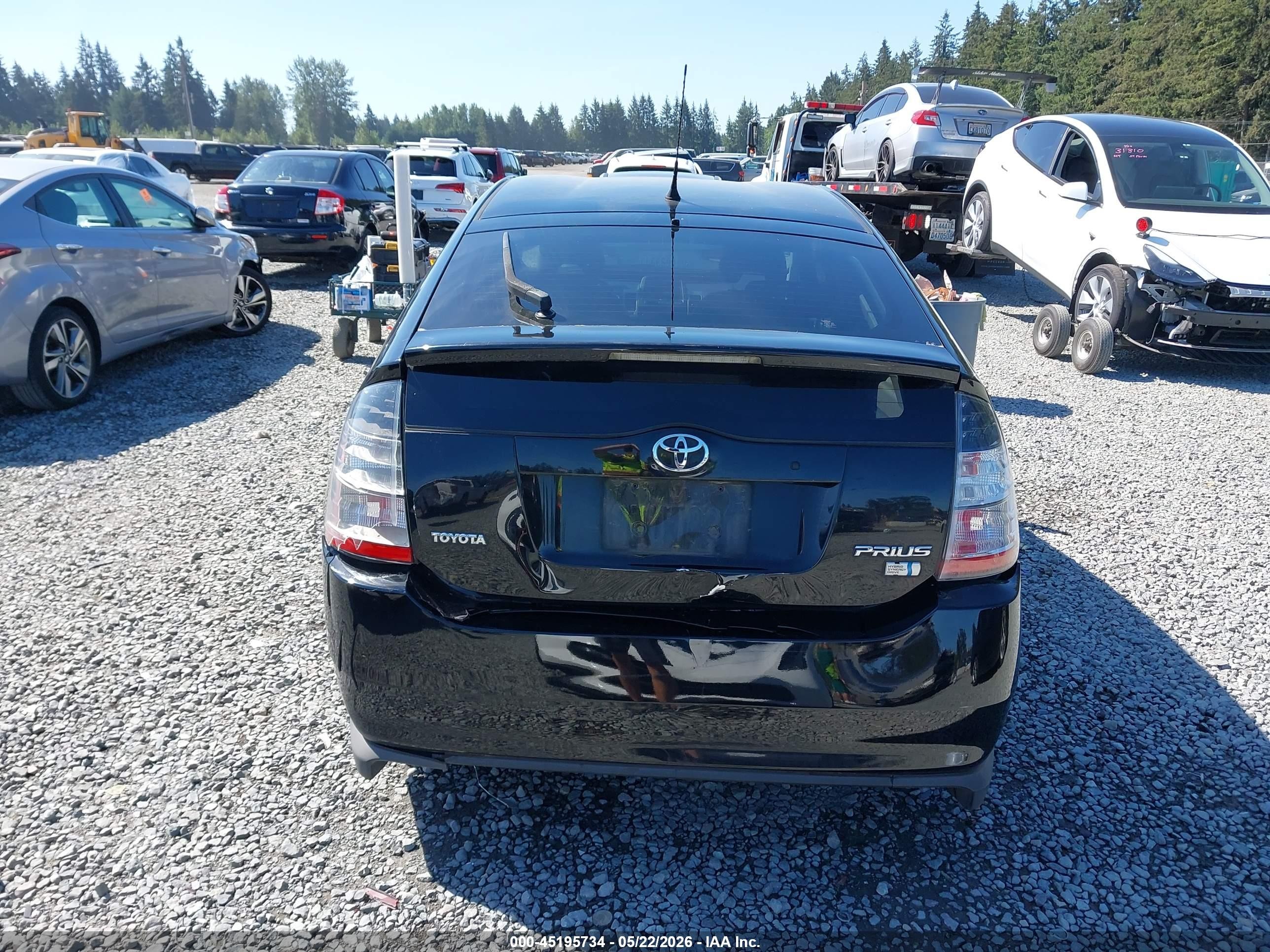 2005 Toyota Prius   Черный vin: JTDKB20U353094804