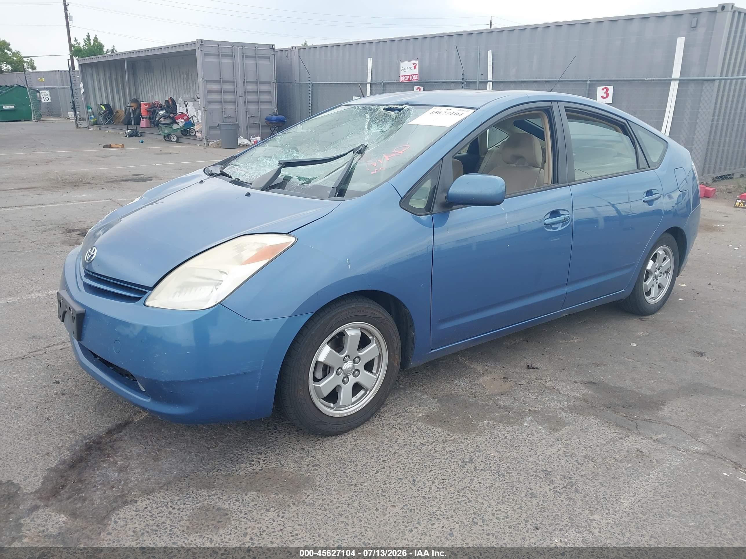2005 Toyota Prius   Синий vin: JTDKB20U357021277