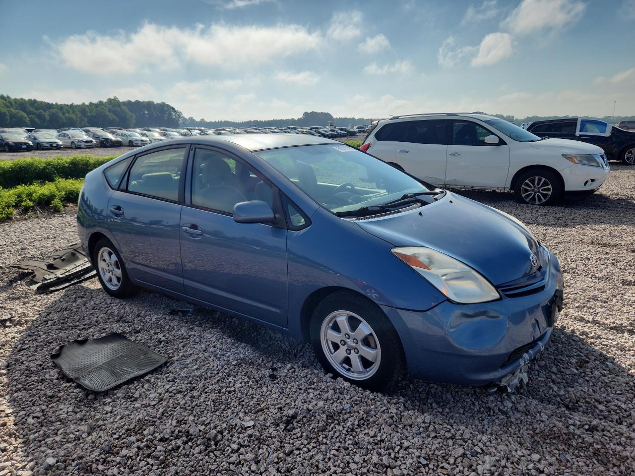2005 Toyota Prius Base Blue vin: JTDKB20U357038743