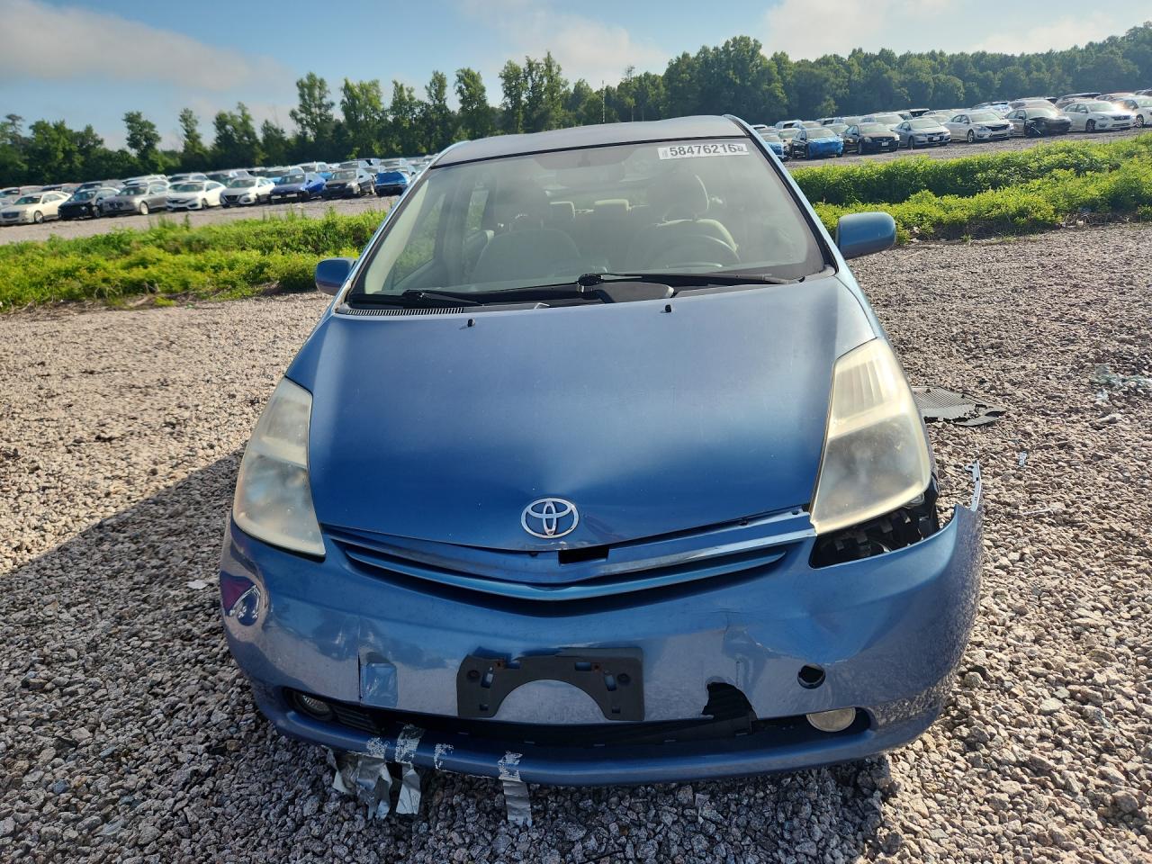 2005 Toyota Prius Base Blue vin: JTDKB20U357038743