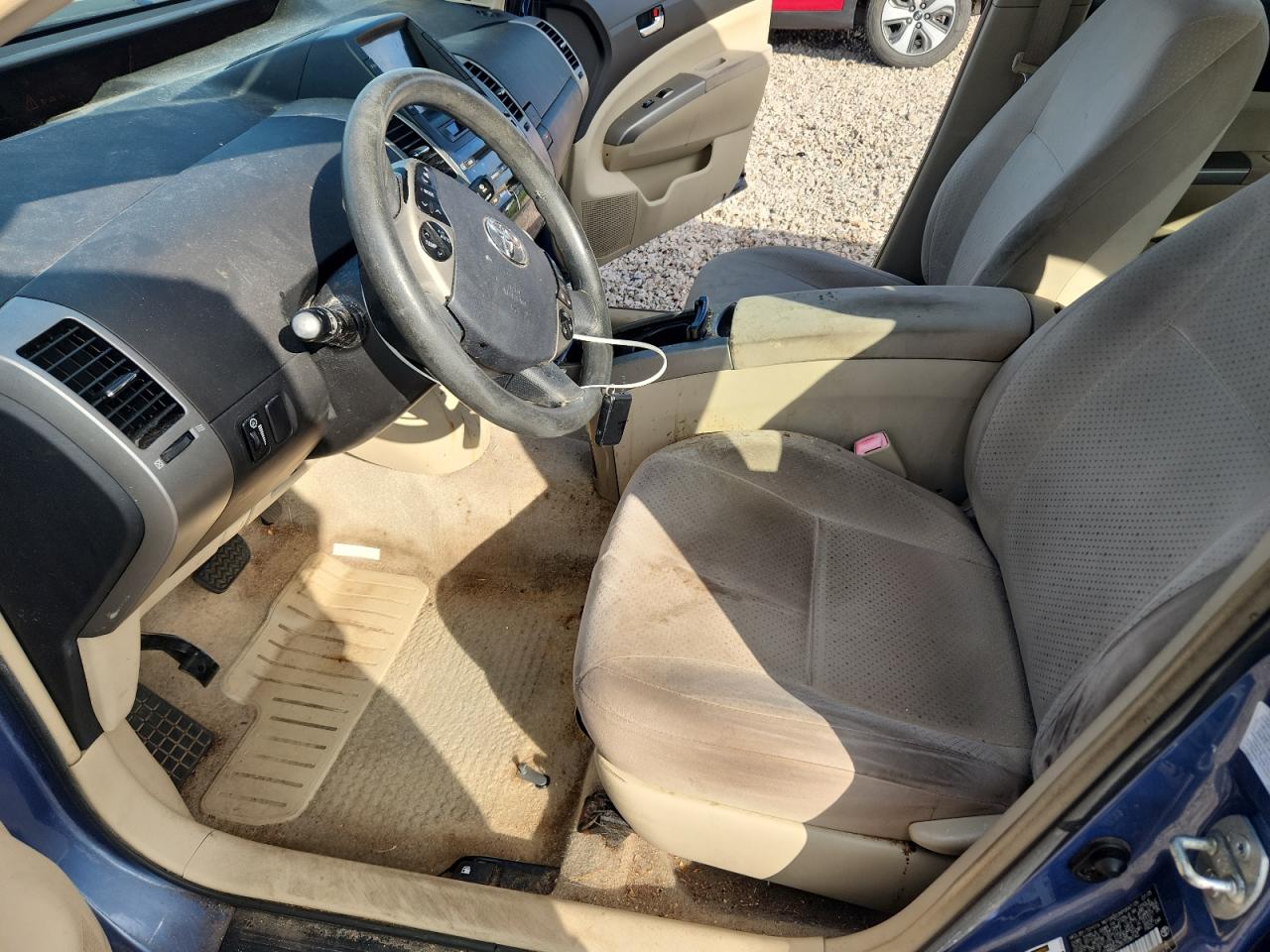2005 Toyota Prius Base Blue vin: JTDKB20U357038743