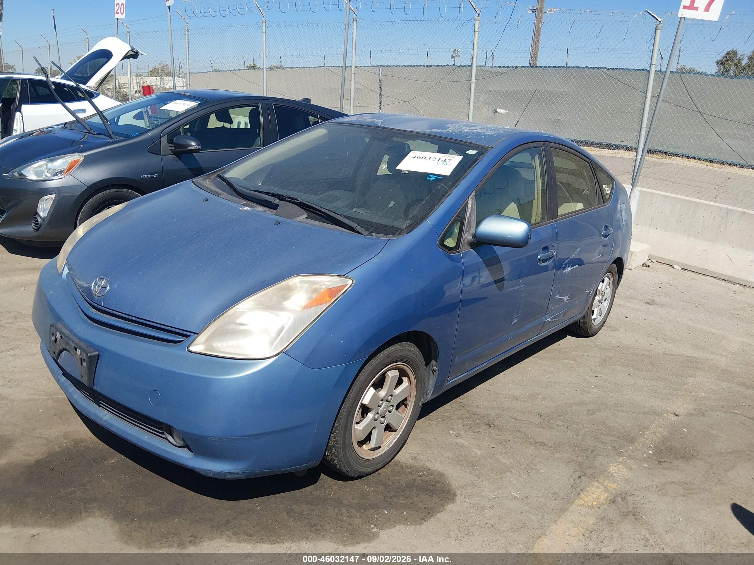 2005 Toyota Prius   Blue vin: JTDKB20U357048060