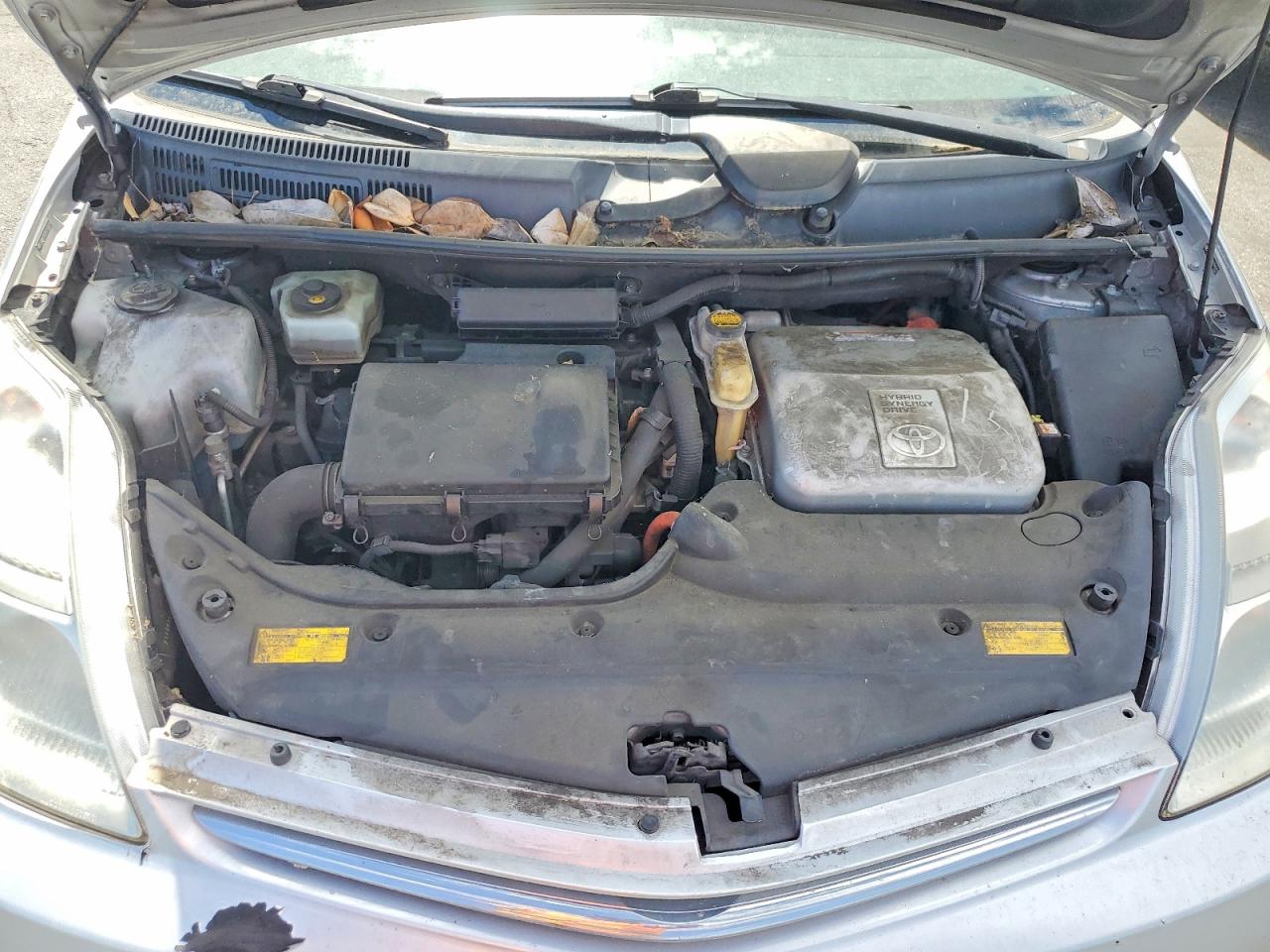 2006 Toyota Prius Base Silver vin: JTDKB20U363160415