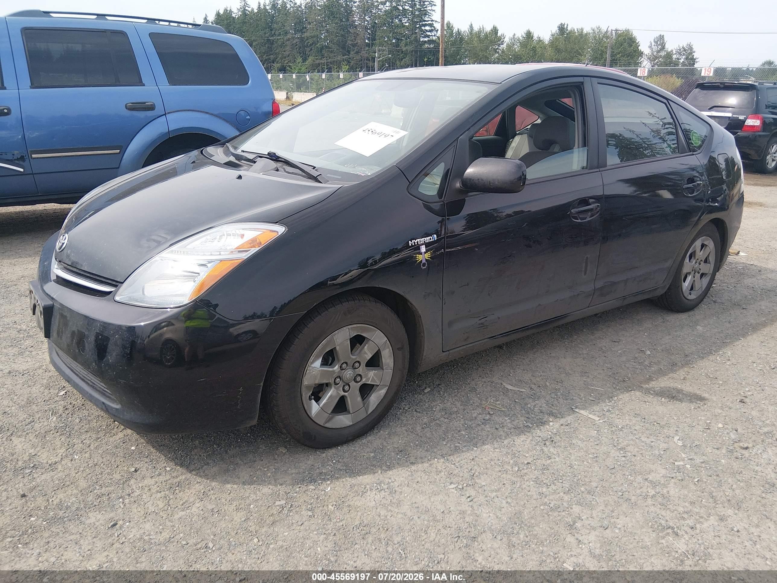 2006 Toyota Prius   Black vin: JTDKB20U363183760
