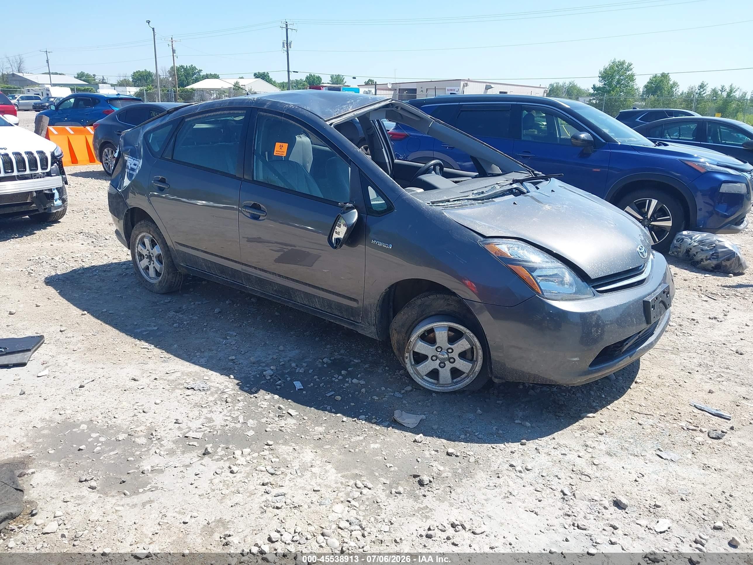 2006 Toyota Prius   Черный vin: JTDKB20U363184178