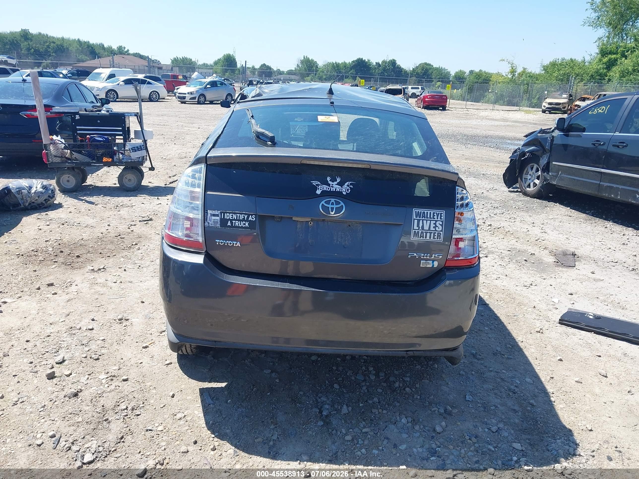2006 Toyota Prius   Black vin: JTDKB20U363184178