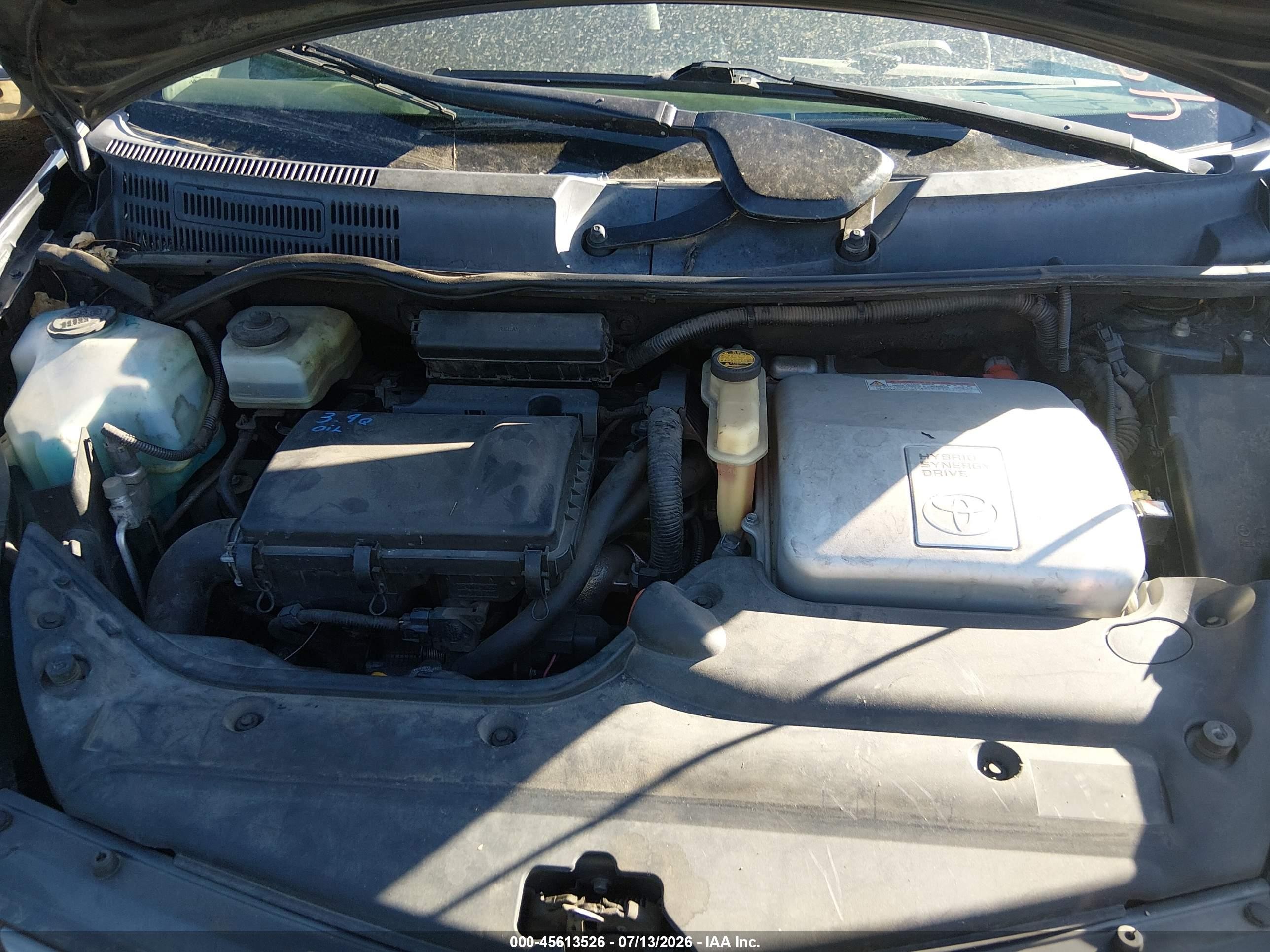2006 Toyota Prius   Gray vin: JTDKB20U363186397