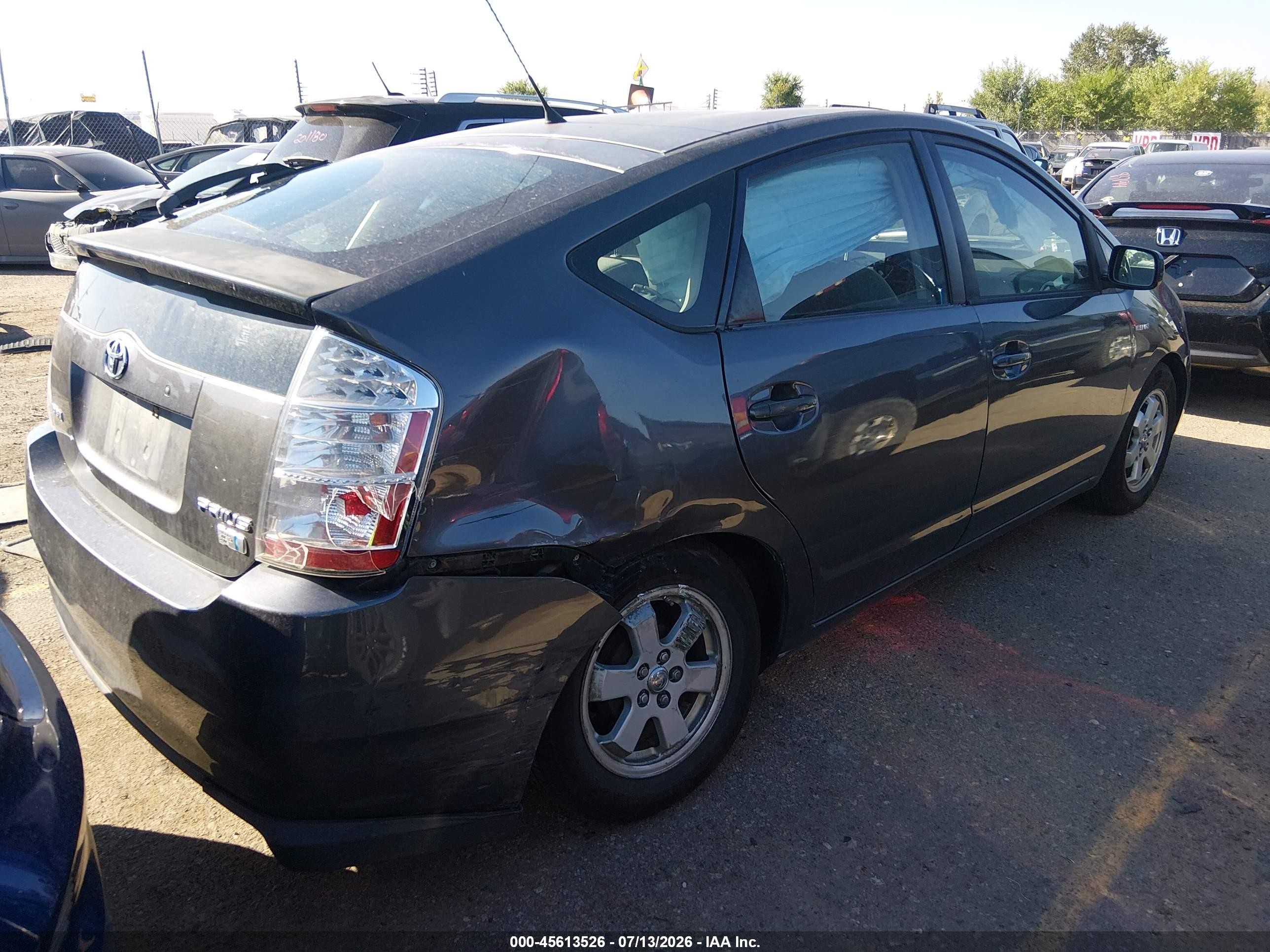 2006 Toyota Prius   Gray vin: JTDKB20U363186397