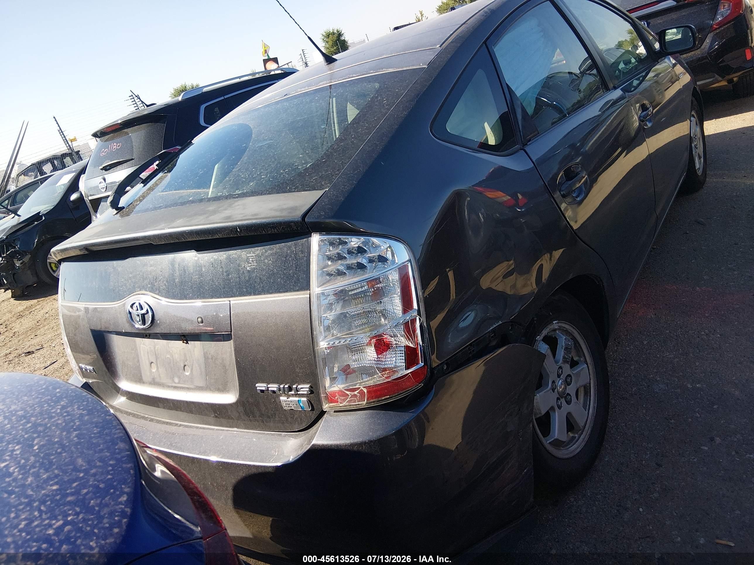 2006 Toyota Prius   Gray vin: JTDKB20U363186397