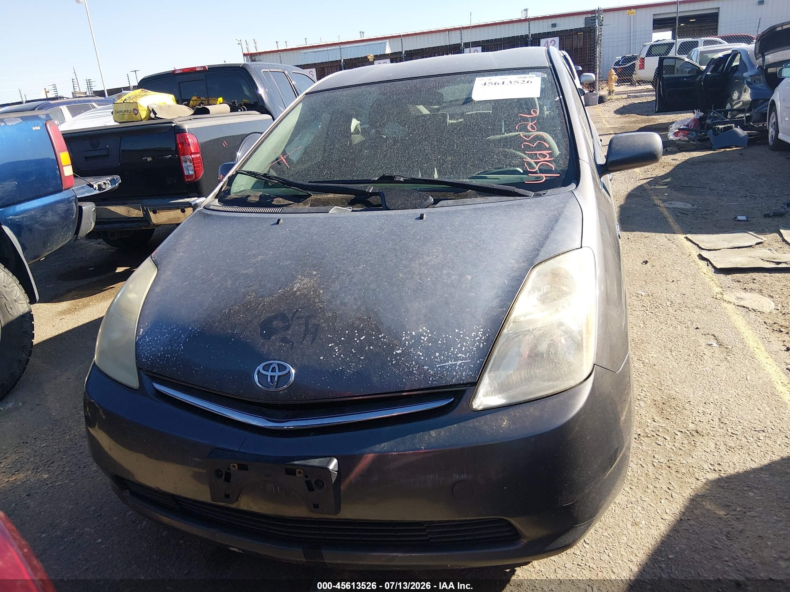 2006 Toyota Prius   Gray vin: JTDKB20U363186397