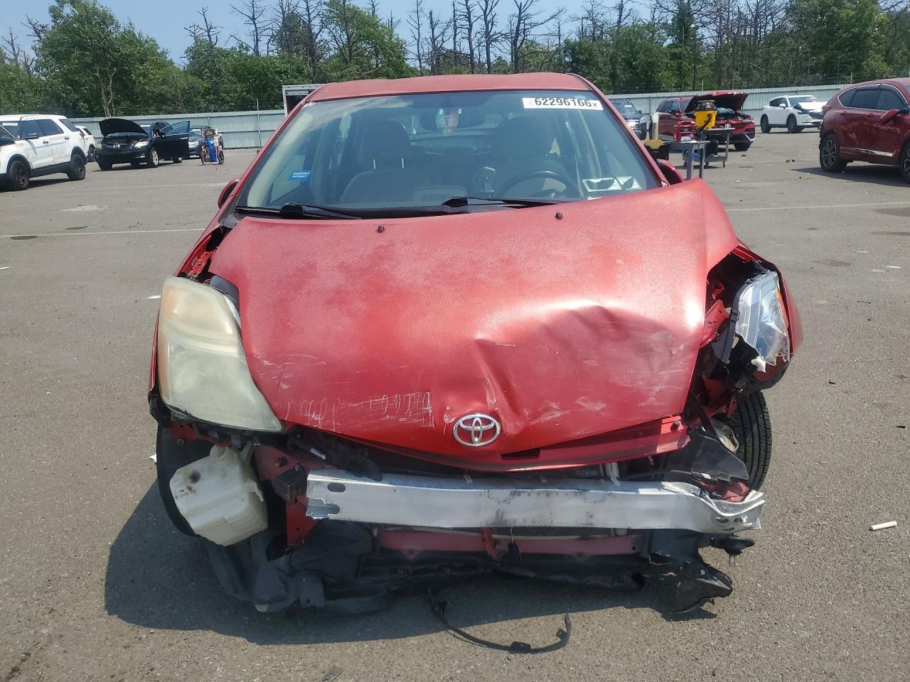 2006 Toyota Prius Base Red vin: JTDKB20U367536409