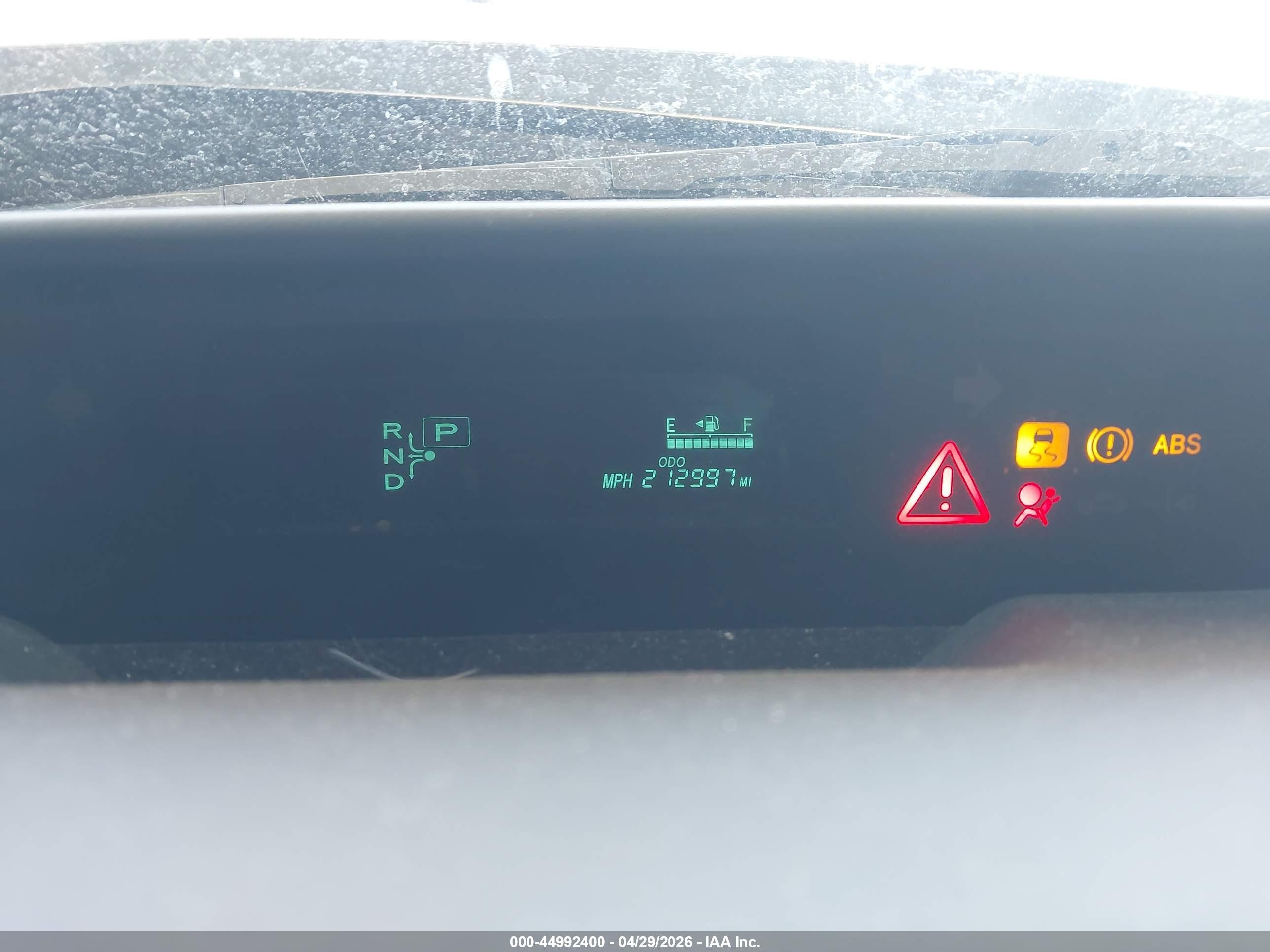 2007 Toyota Prius   White vin: JTDKB20U373248236