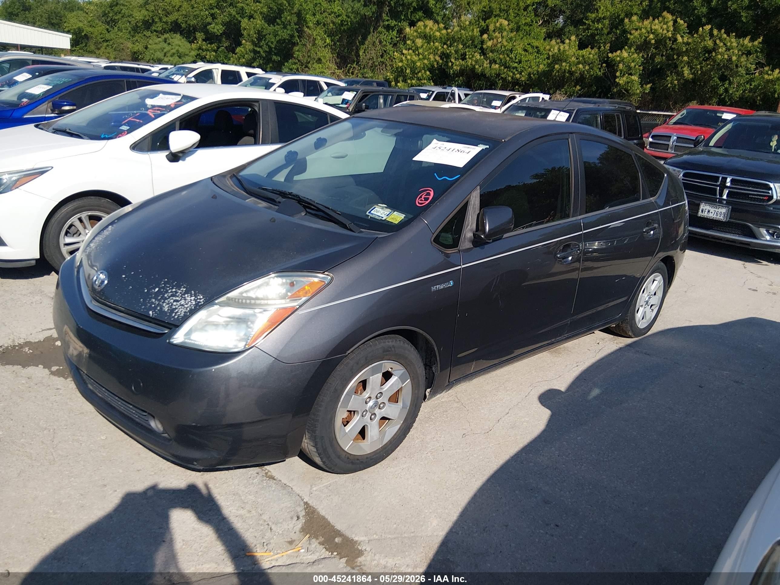 2007 Toyota Prius Серый vin: JTDKB20U373249080