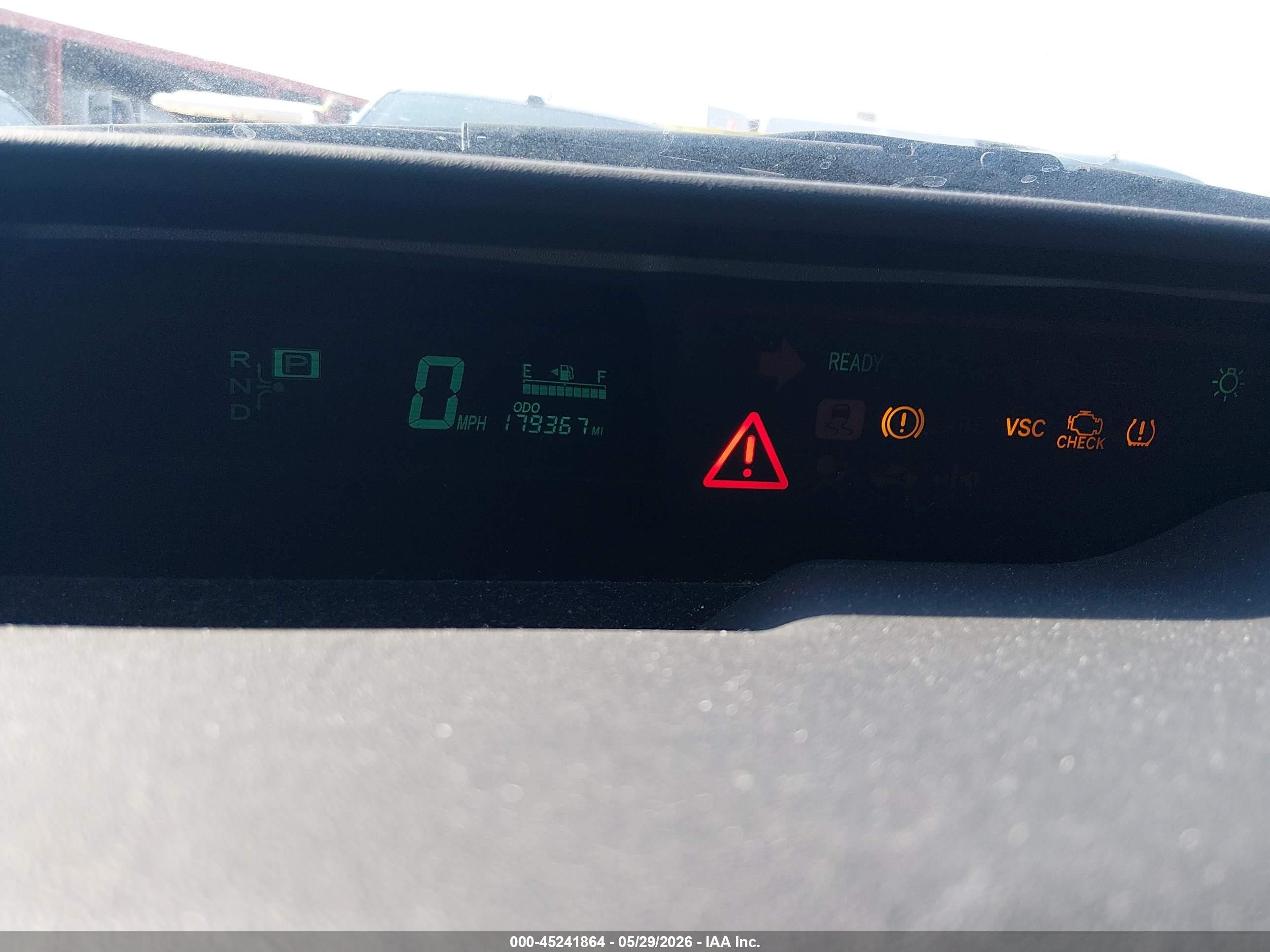 2007 Toyota Prius Серый vin: JTDKB20U373249080