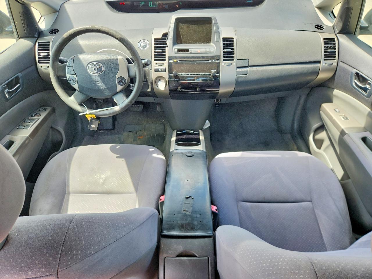 2007 Toyota Prius Base Gray vin: JTDKB20U373249581