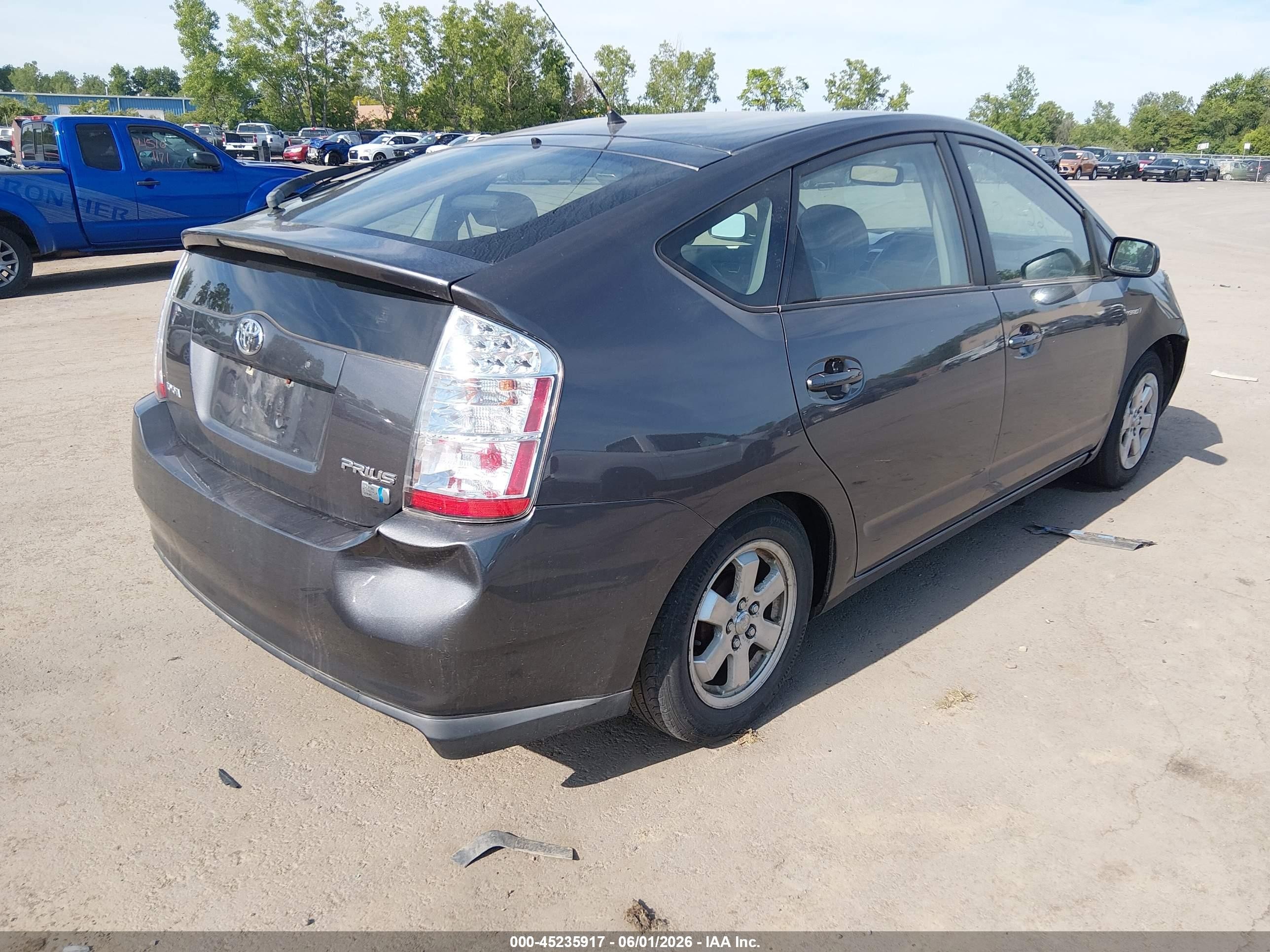 2007 Toyota Prius   Gray vin: JTDKB20U373249967