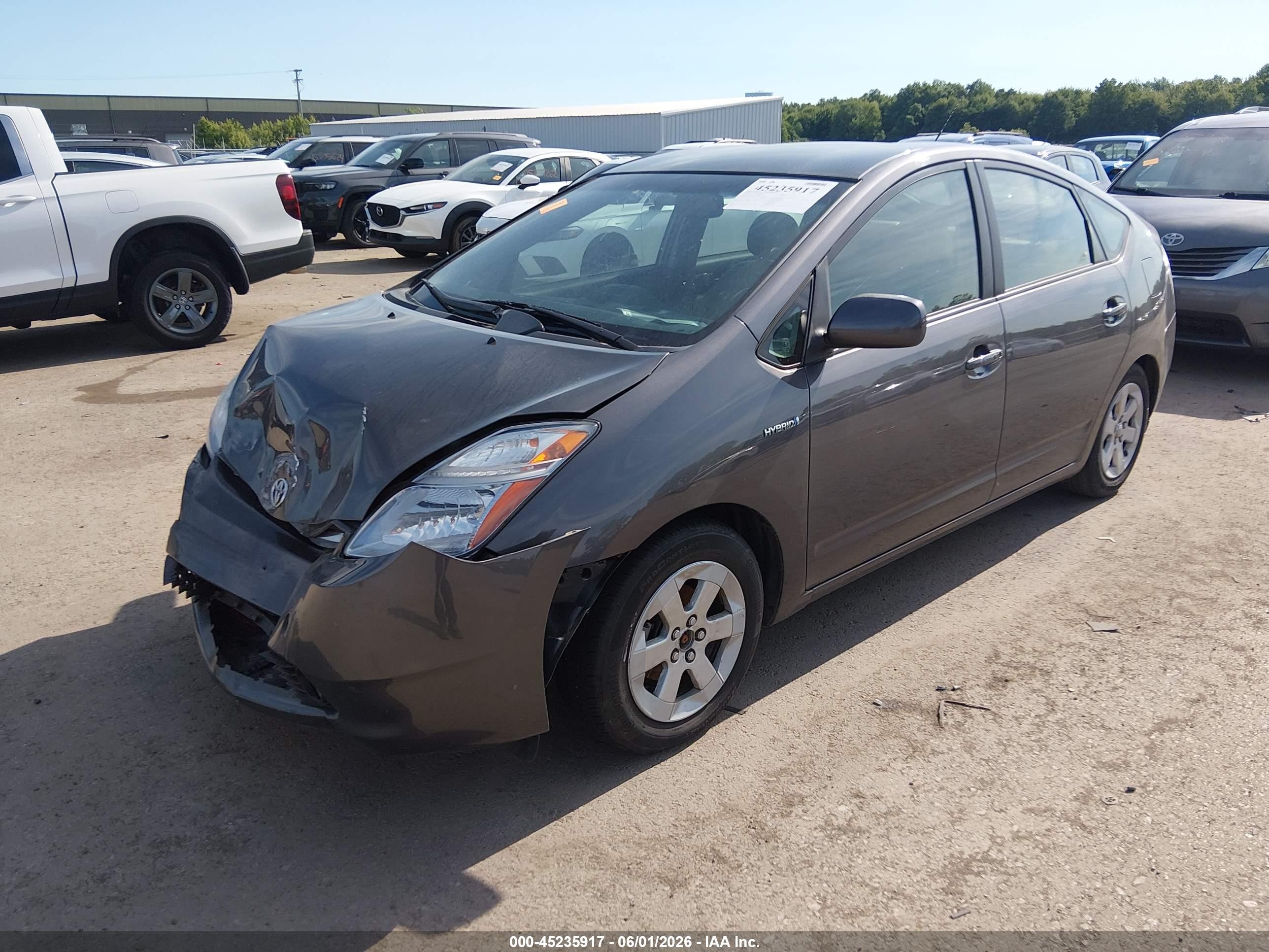 2007 Toyota Prius   Gray vin: JTDKB20U373249967