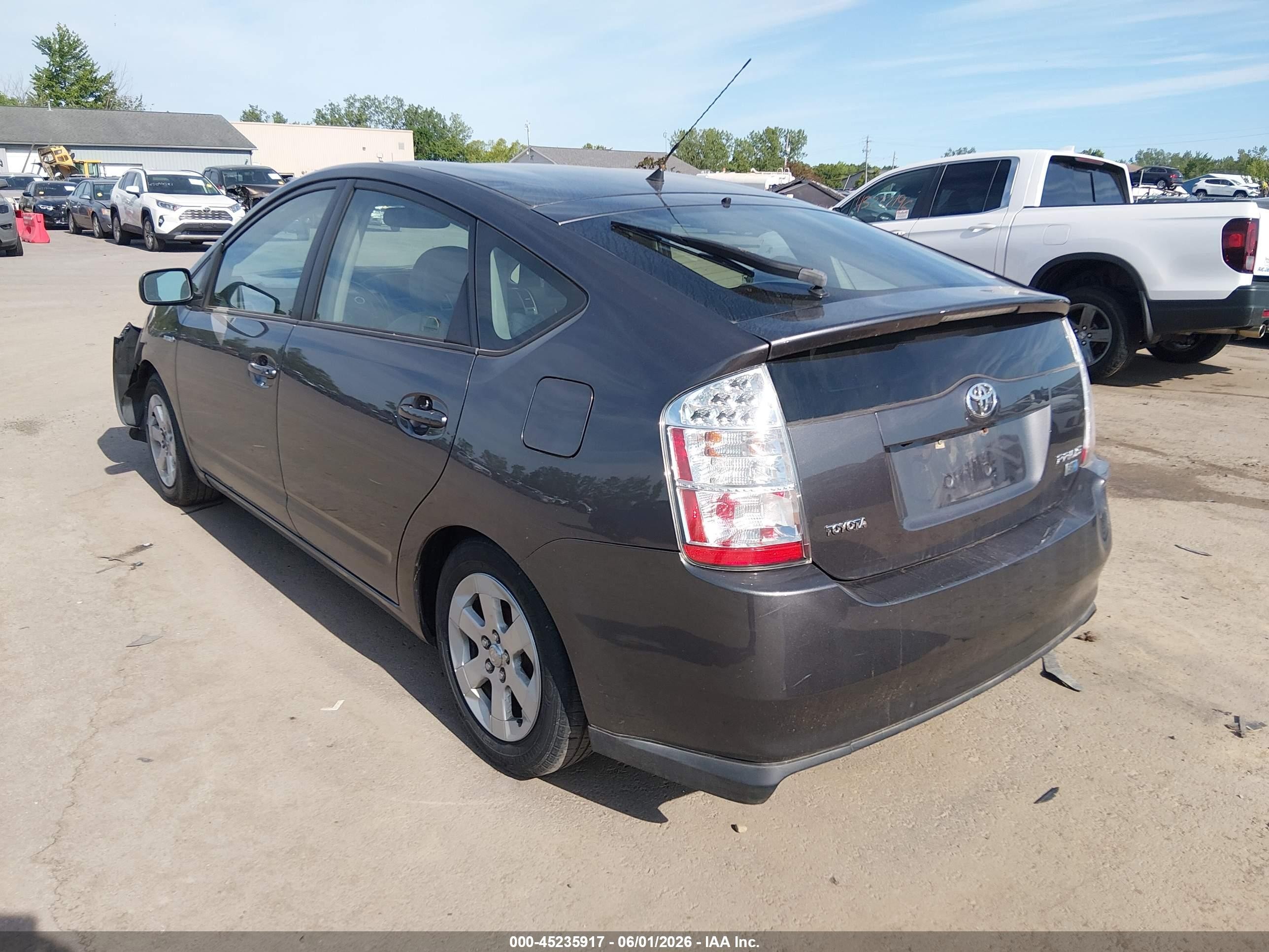 2007 Toyota Prius   Gray vin: JTDKB20U373249967