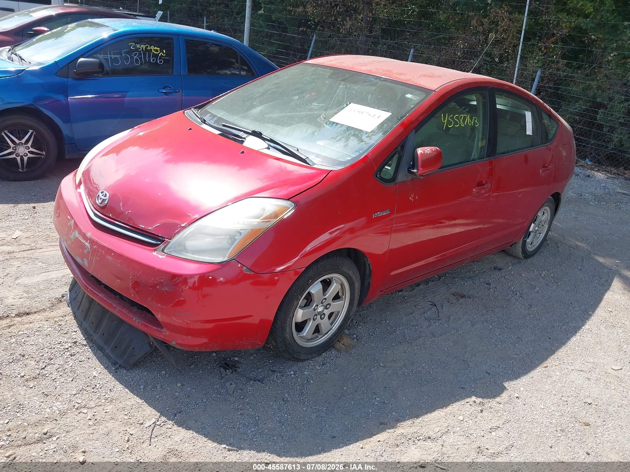 2007 Toyota Prius   Красный vin: JTDKB20U373253324