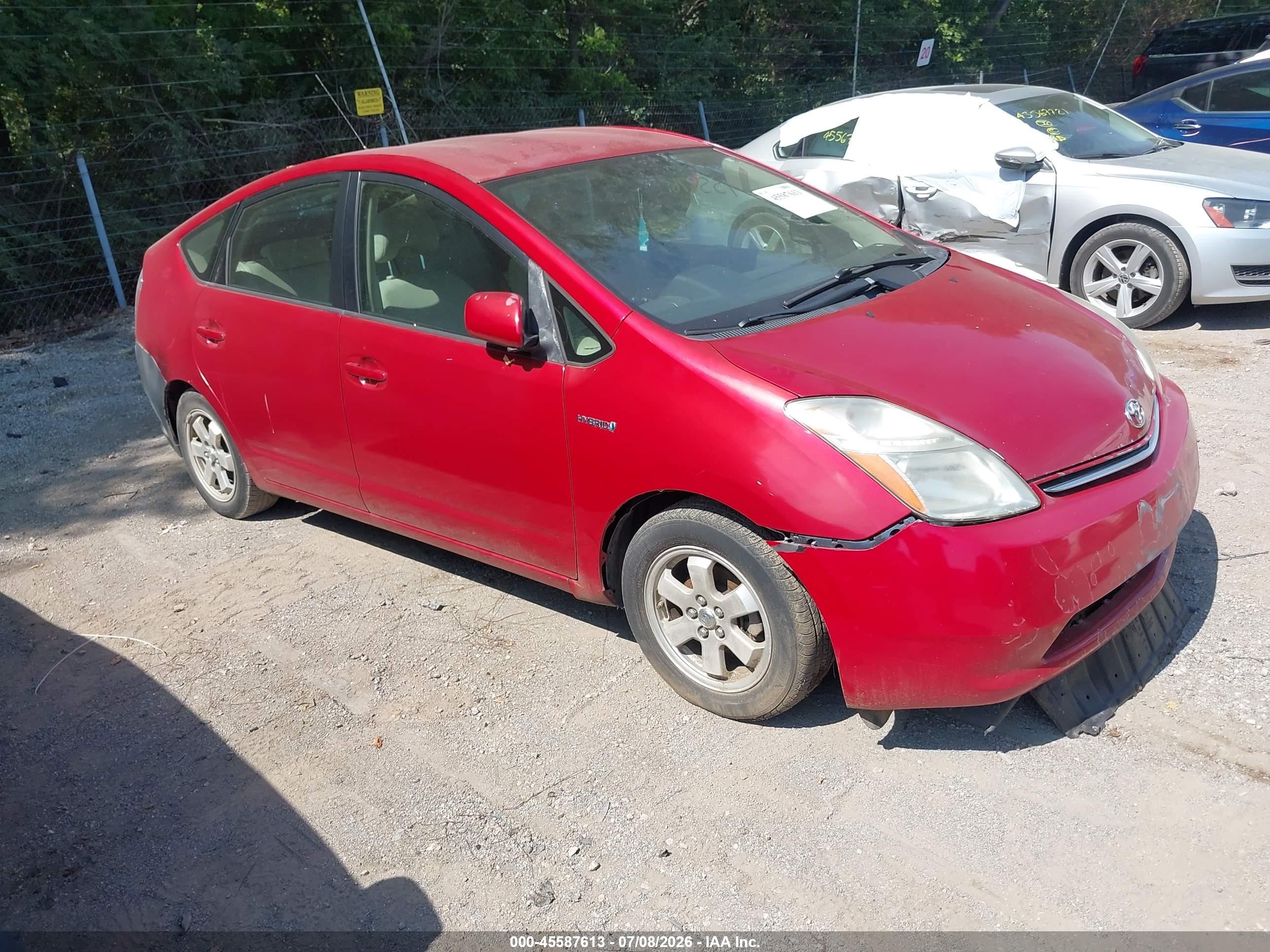 2007 Toyota Prius   Красный vin: JTDKB20U373253324