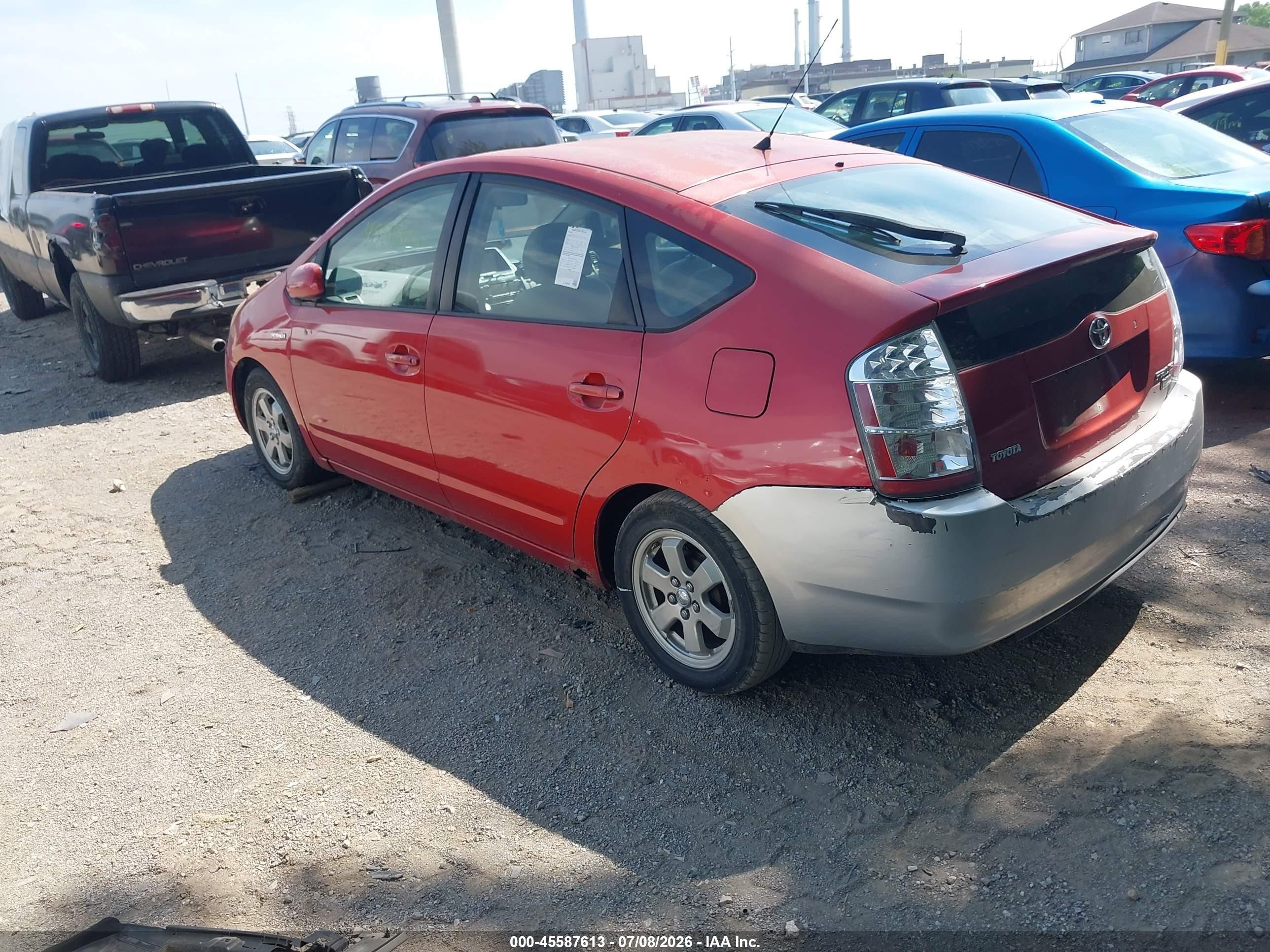 2007 Toyota Prius   Красный vin: JTDKB20U373253324