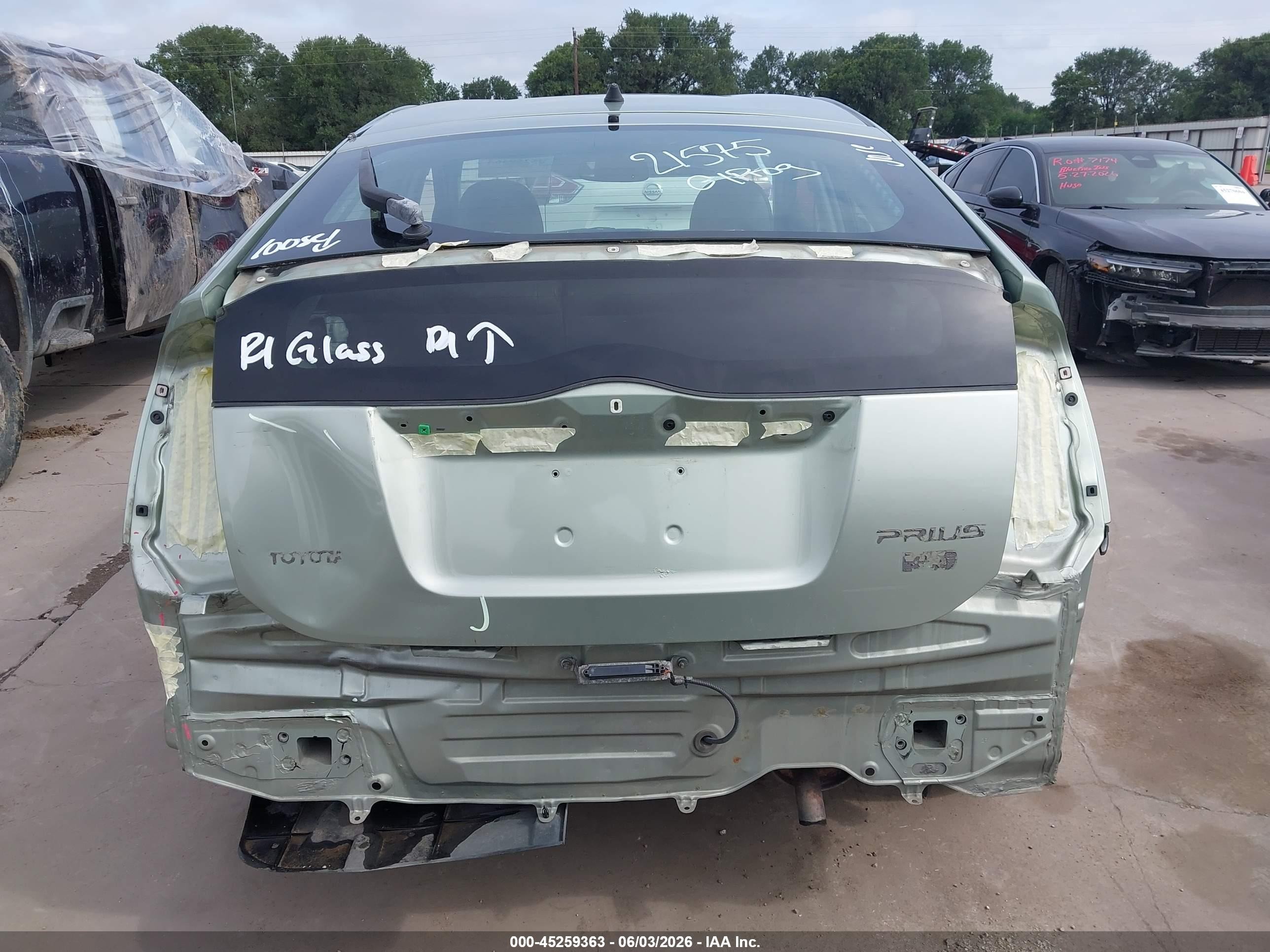 2007 Toyota Prius   Green vin: JTDKB20U373257888
