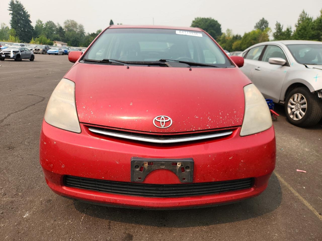 2007 Toyota Prius Base Red vin: JTDKB20U373267286