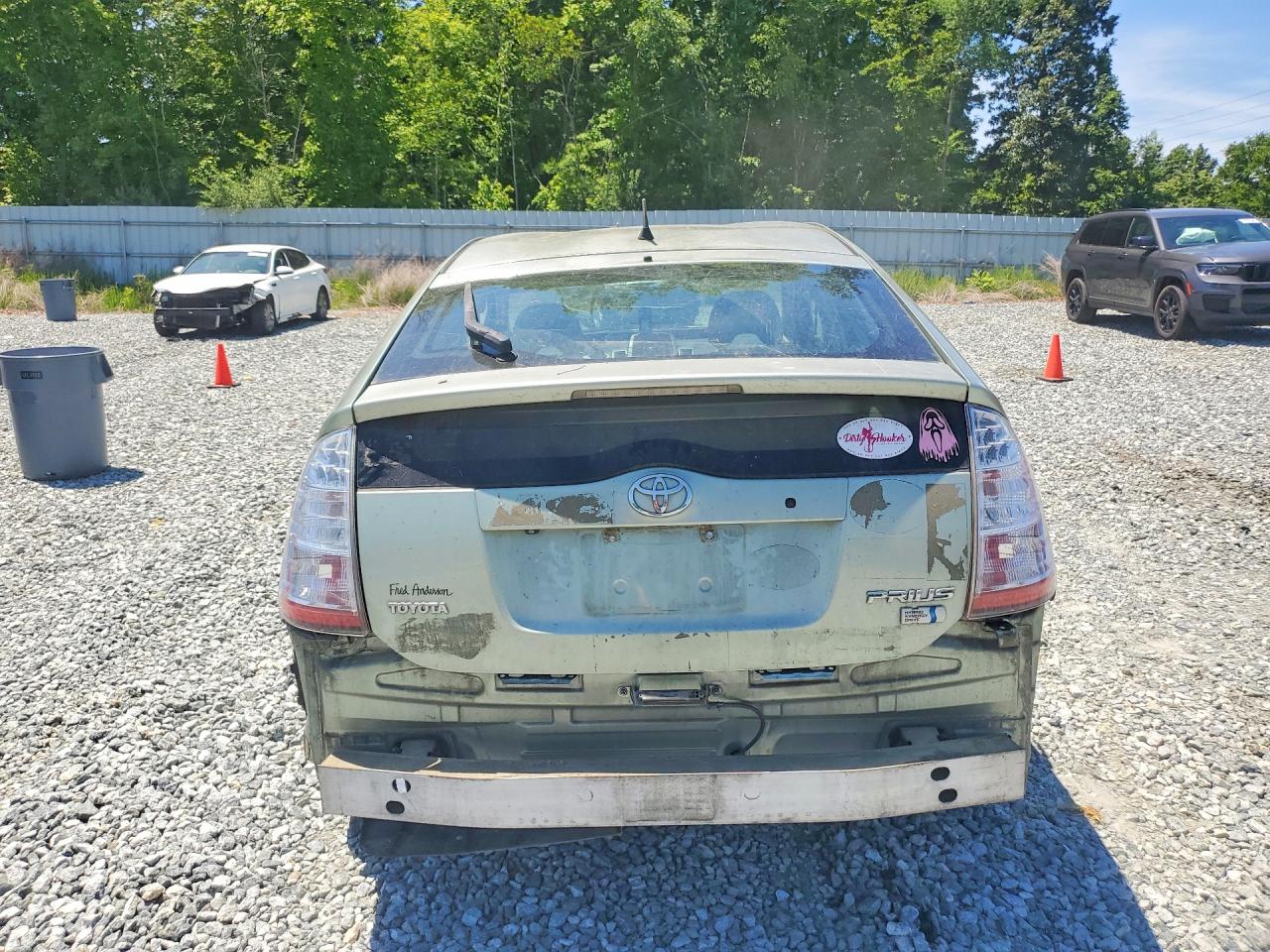 2007 Toyota Prius Base Green vin: JTDKB20U373277817