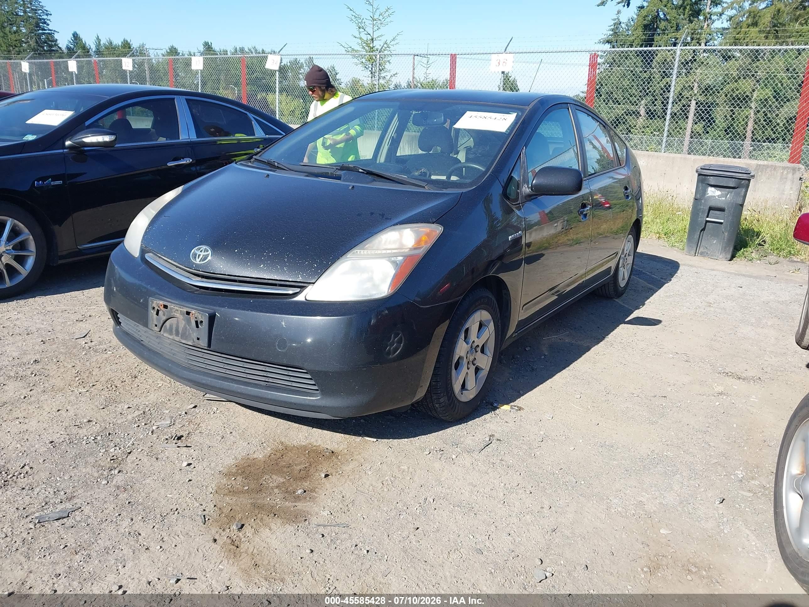 2007 Toyota Prius   Black vin: JTDKB20U373280281