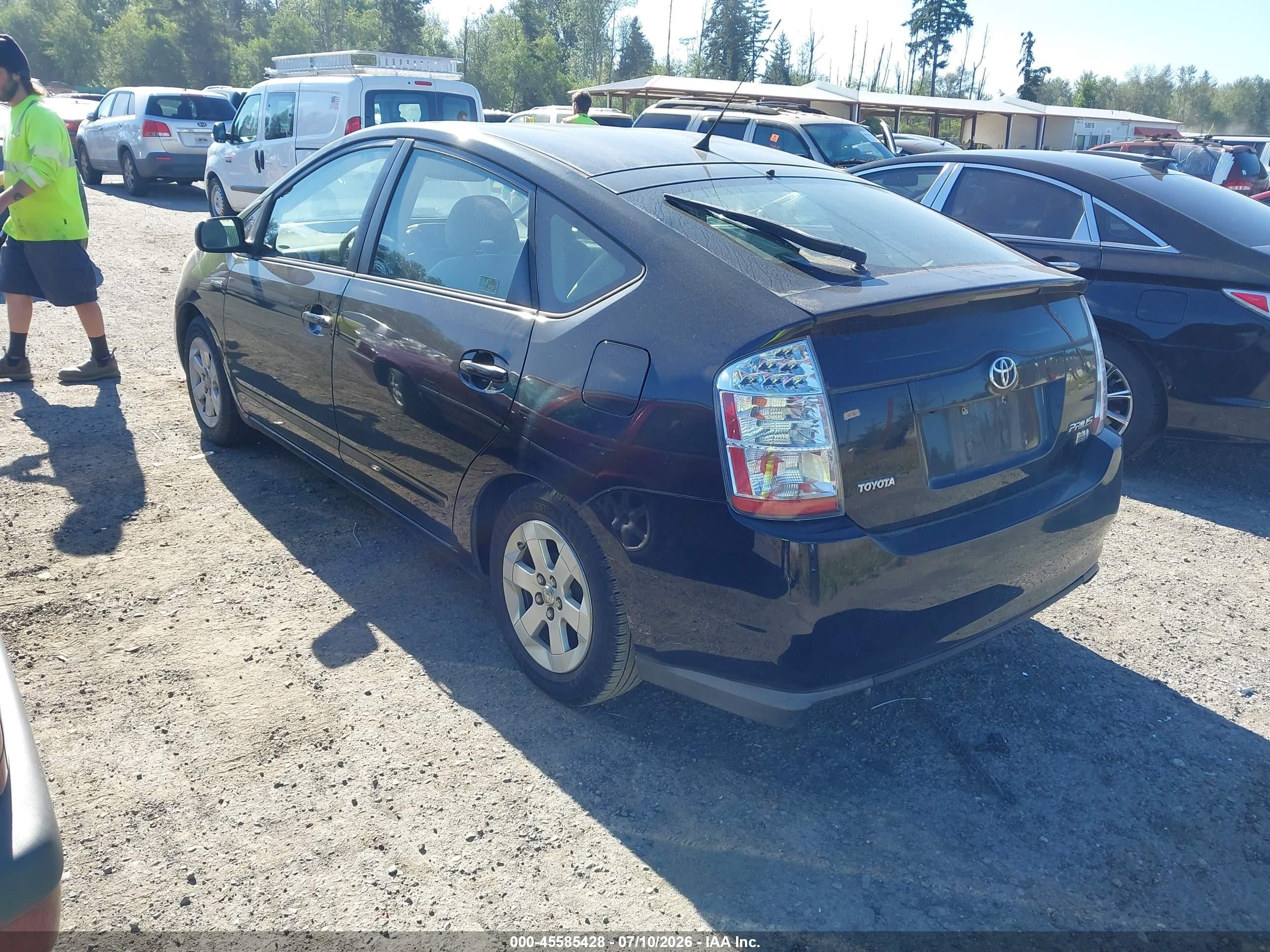 2007 Toyota Prius   Black vin: JTDKB20U373280281