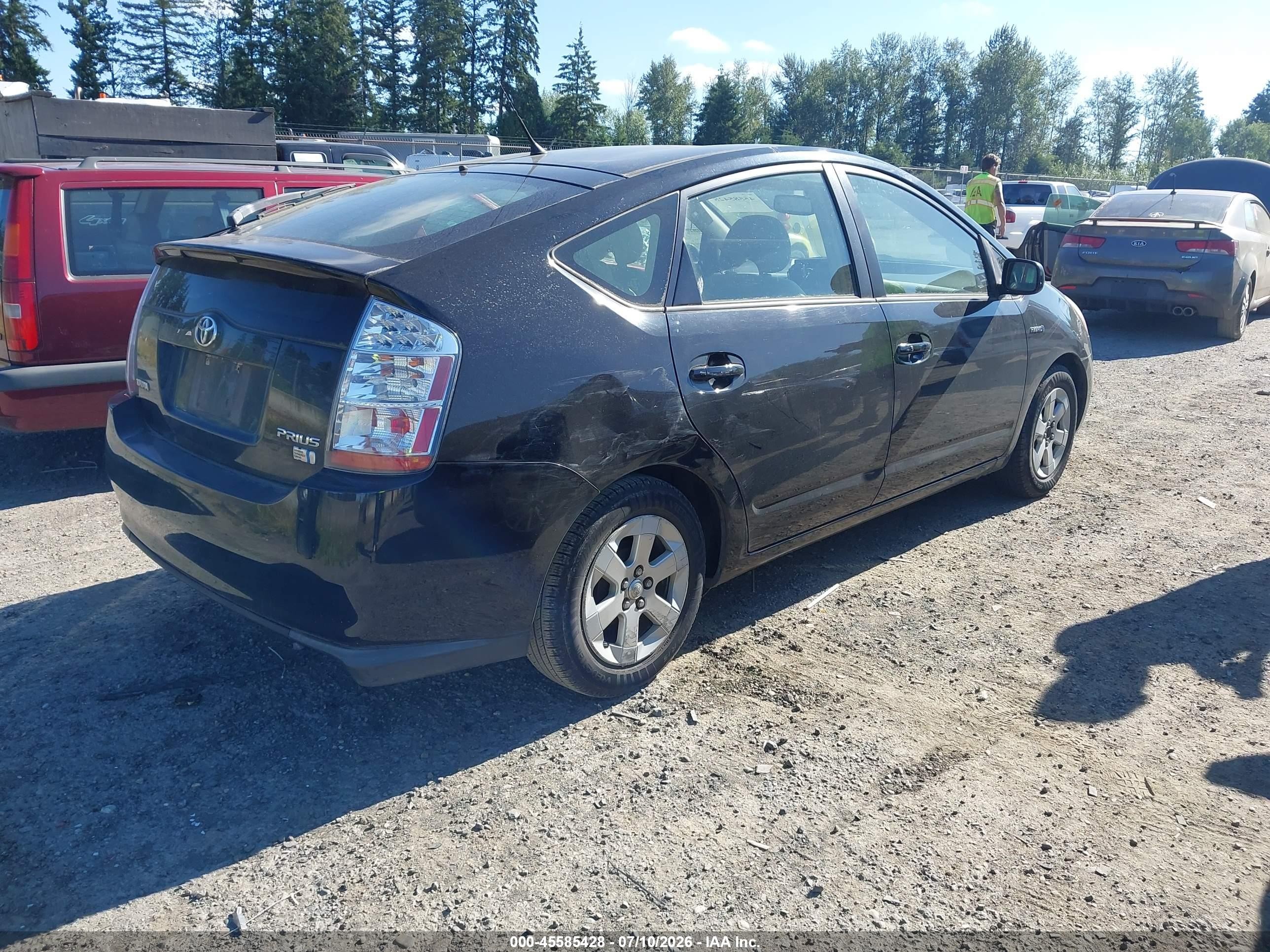 2007 Toyota Prius   Black vin: JTDKB20U373280281