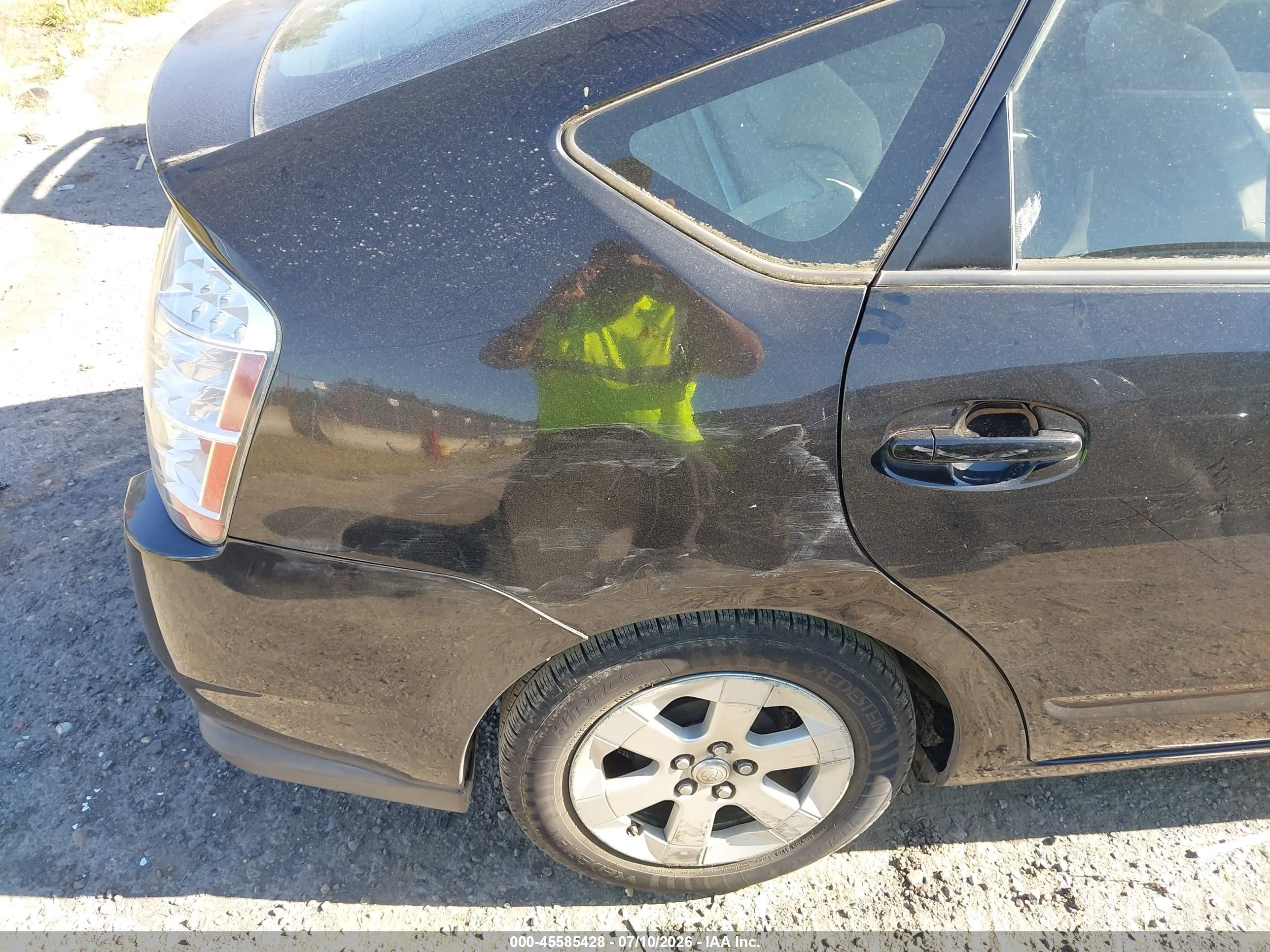 2007 Toyota Prius   Black vin: JTDKB20U373280281