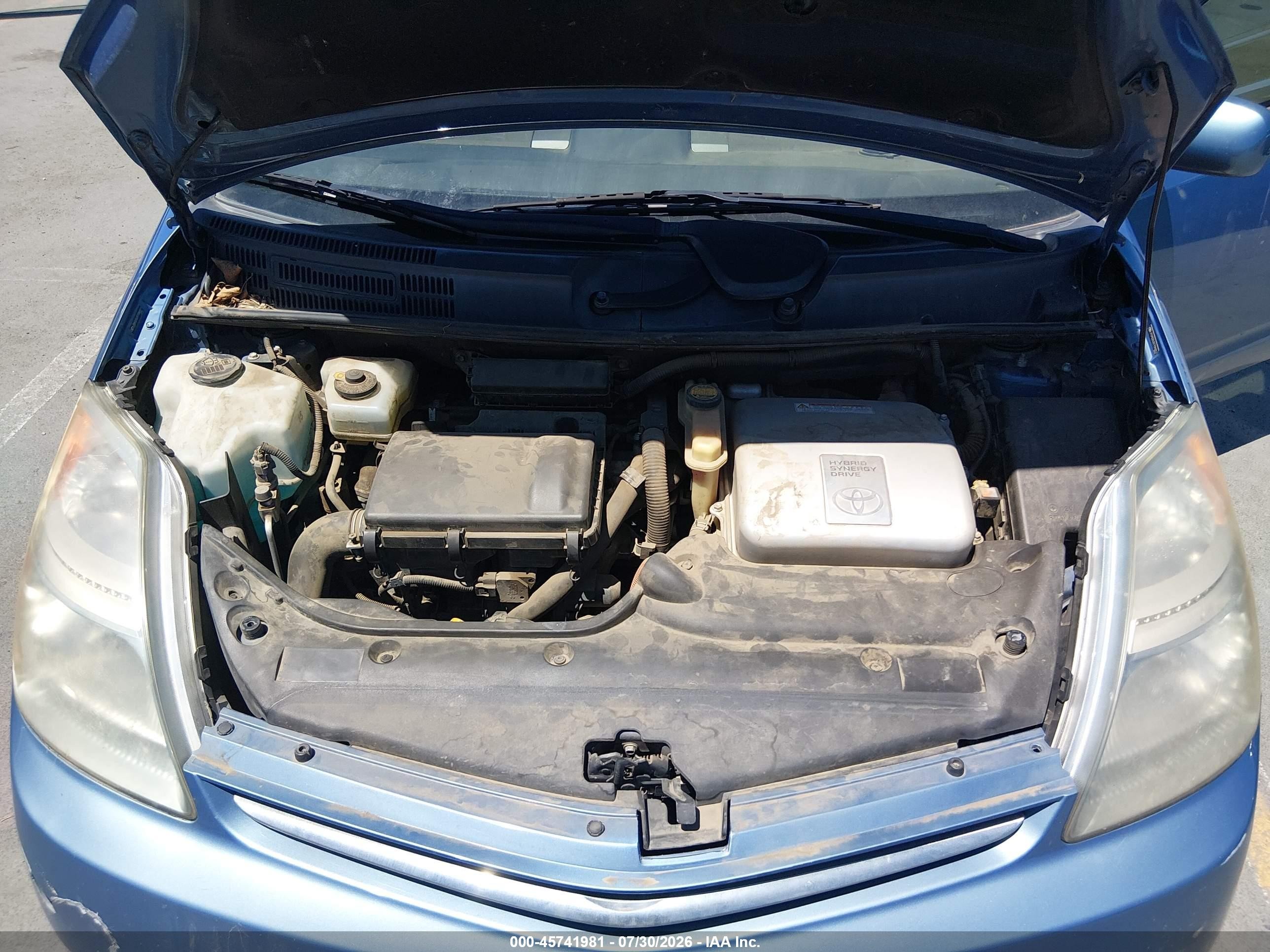 2007 Toyota Prius   Blue vin: JTDKB20U377086911