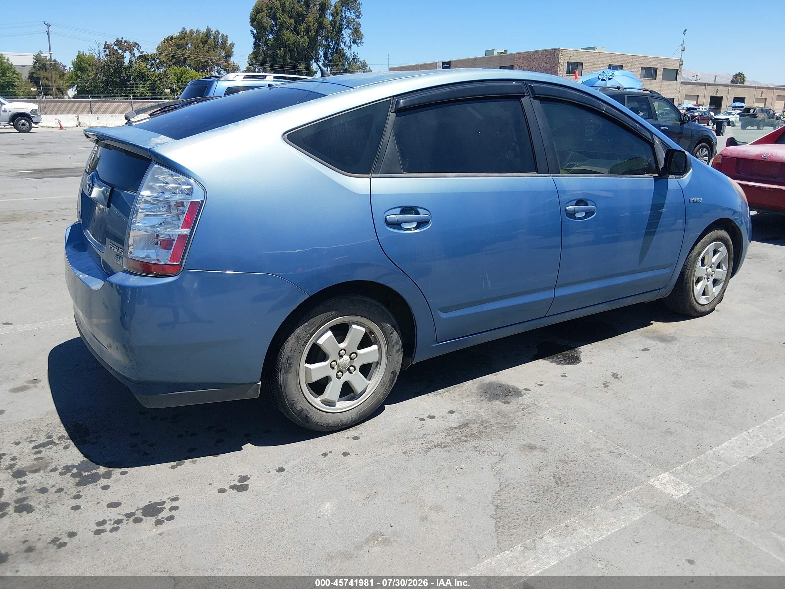 2007 Toyota Prius   Blue vin: JTDKB20U377086911