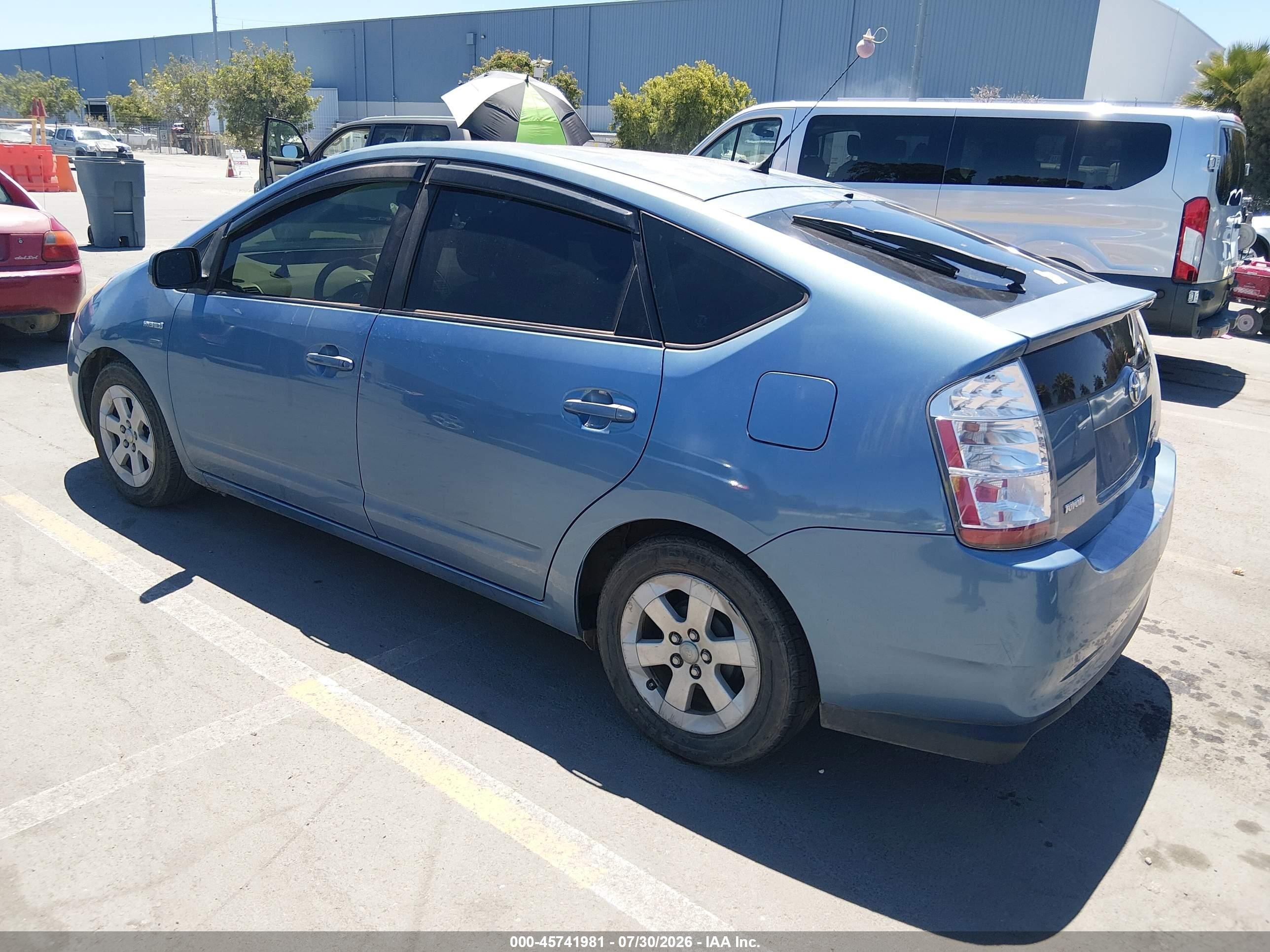 2007 Toyota Prius   Blue vin: JTDKB20U377086911
