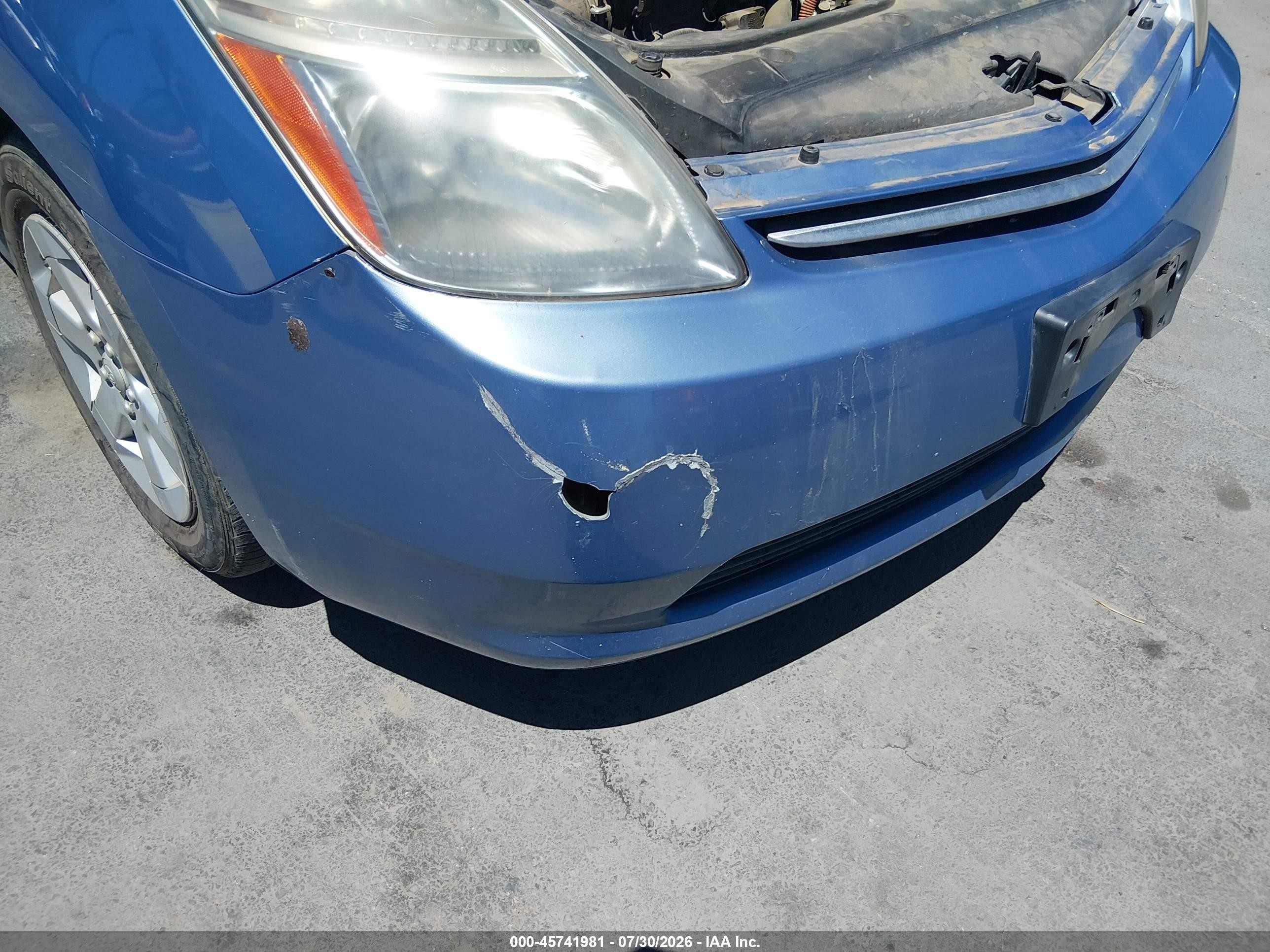 2007 Toyota Prius   Blue vin: JTDKB20U377086911