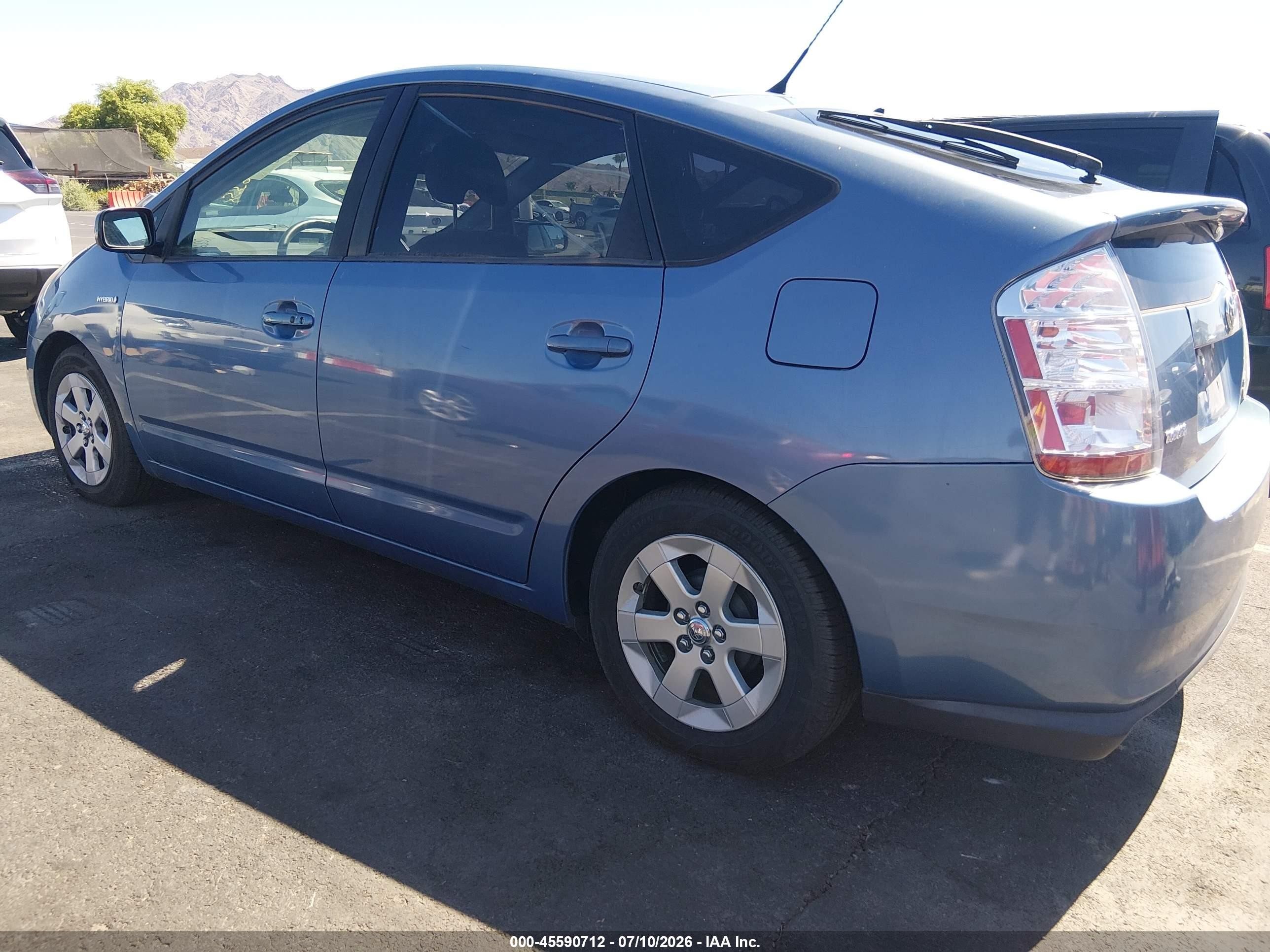 2007 Toyota Prius   Blue vin: JTDKB20U377088805