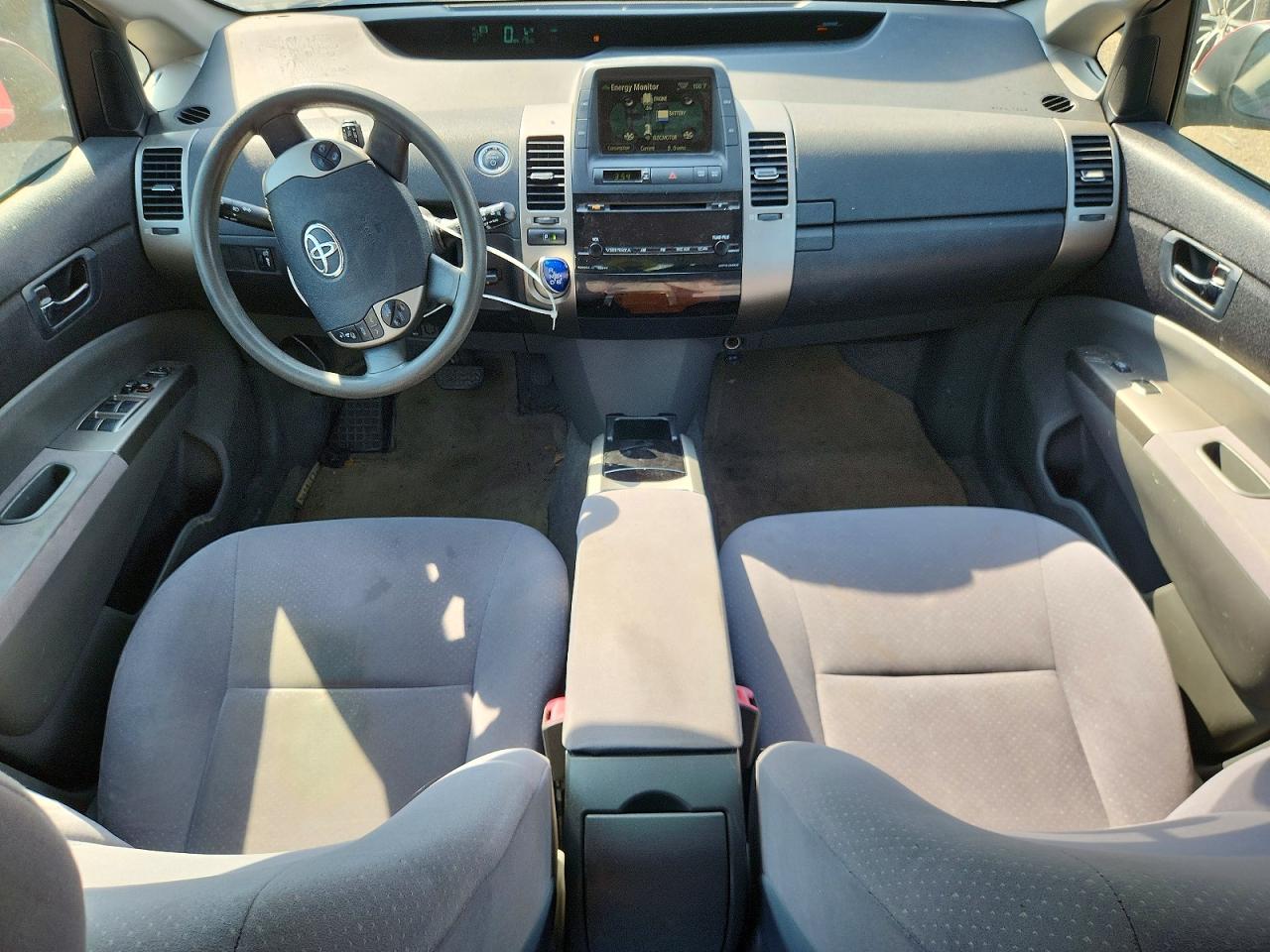2007 Toyota Prius Base Burgundy vin: JTDKB20U377551395