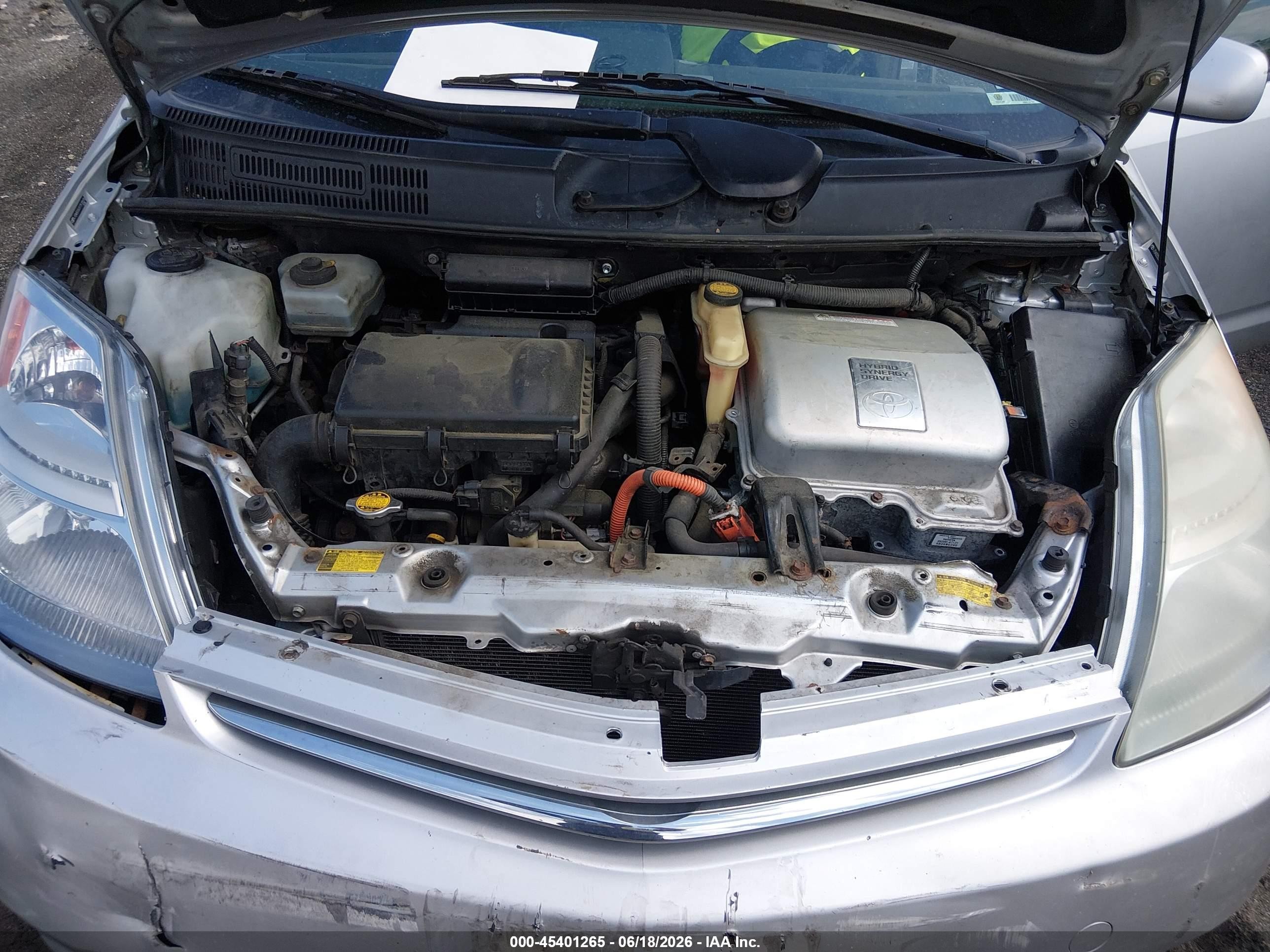 2007 Toyota Prius   Silver vin: JTDKB20U377570075