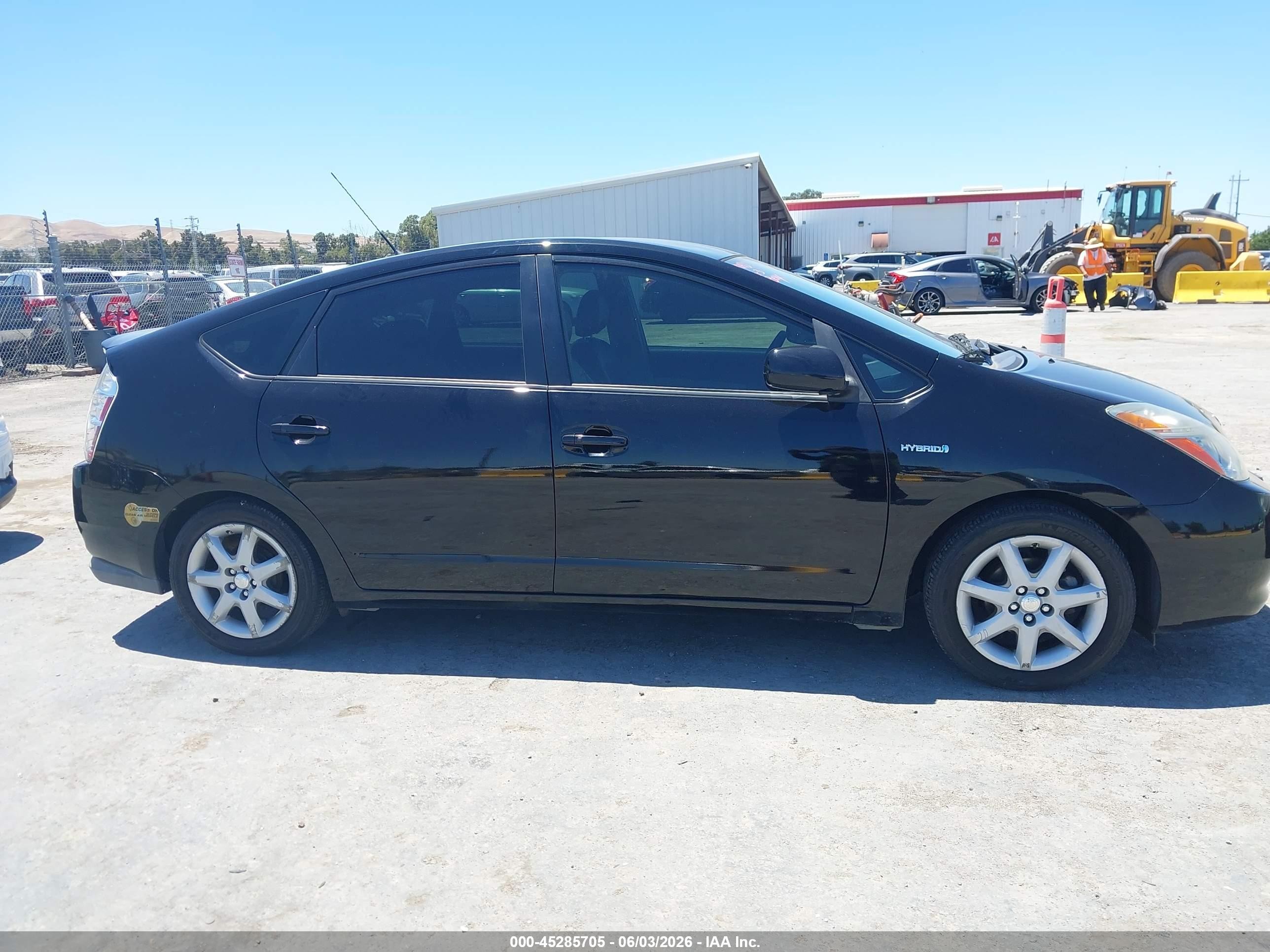 2007 Toyota Prius Touring Black vin: JTDKB20U377572389