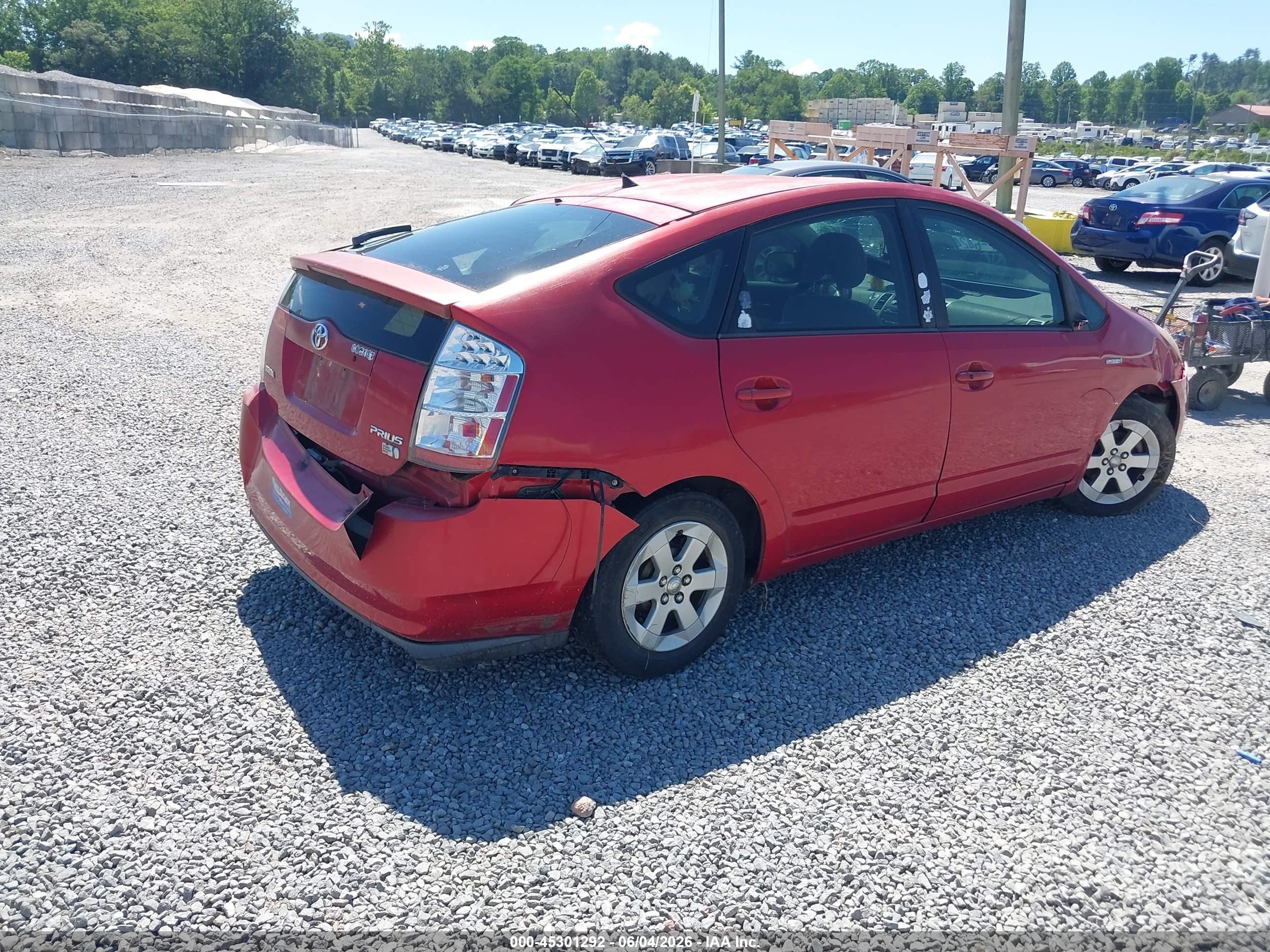 2007 Toyota Prius   Red vin: JTDKB20U377574319