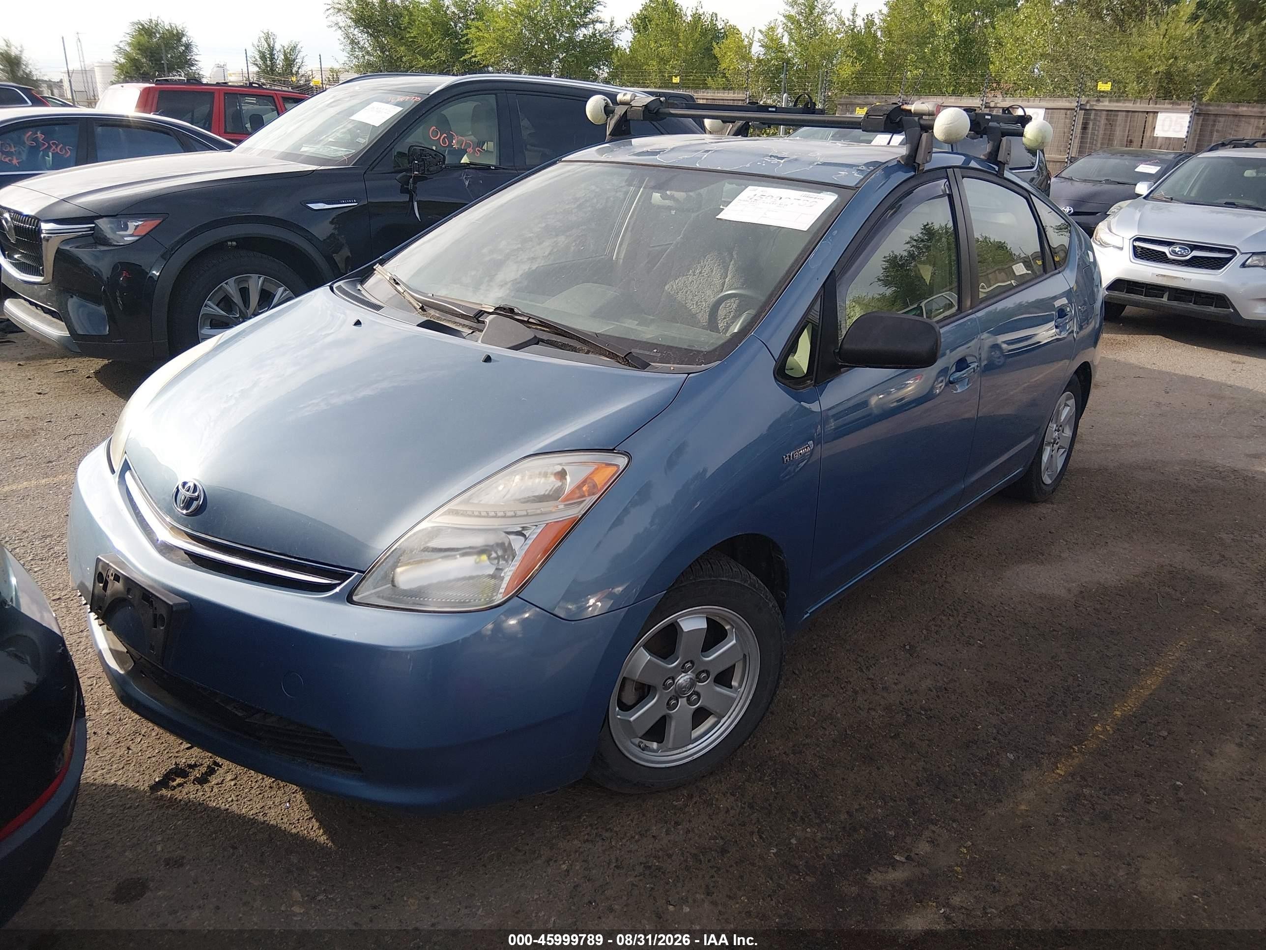 2007 Toyota Prius   Blue vin: JTDKB20U377582677