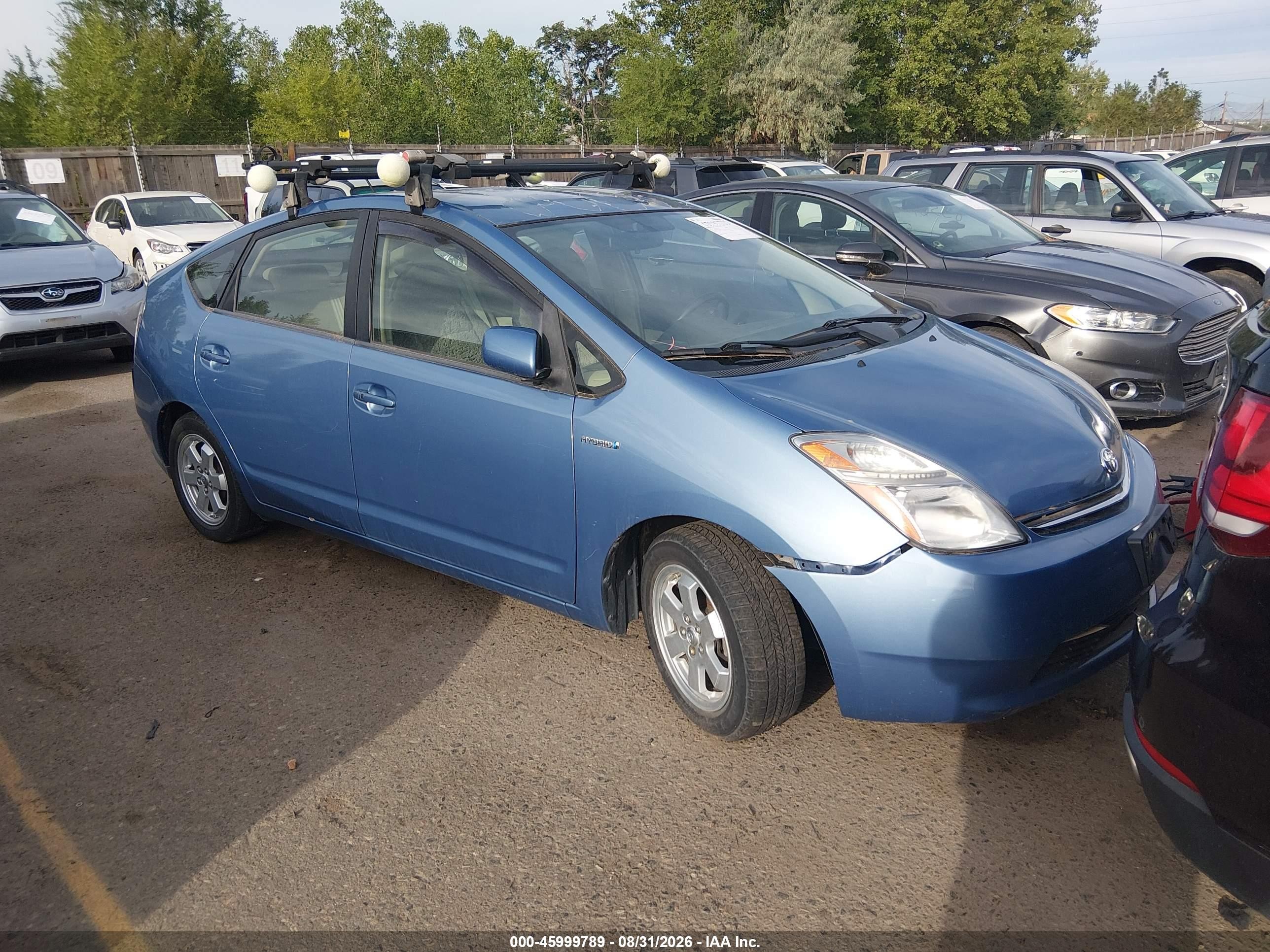 2007 Toyota Prius   Blue vin: JTDKB20U377582677
