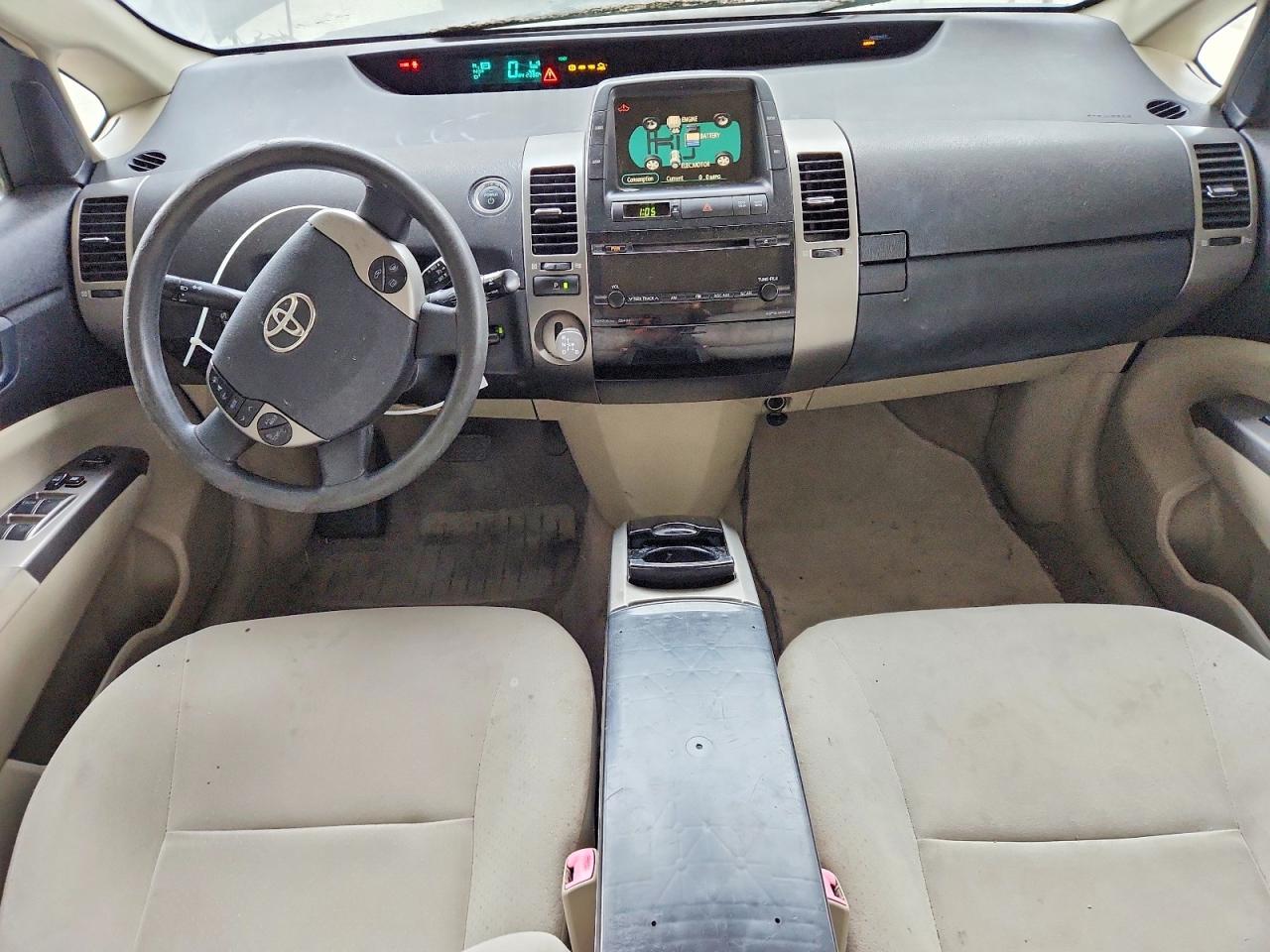 2007 Toyota Prius Base Green vin: JTDKB20U377587801