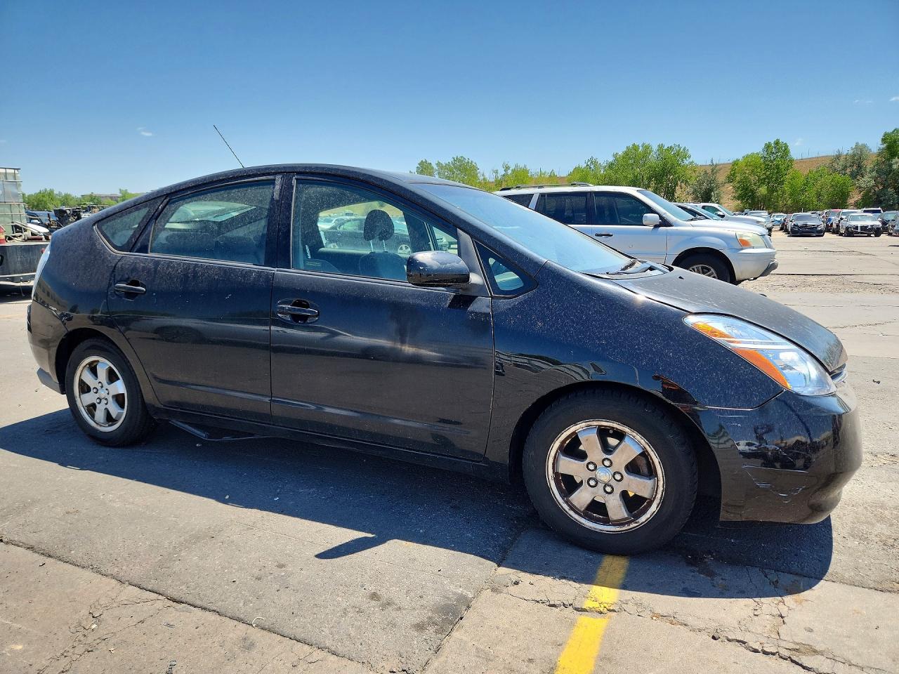 2007 Toyota Prius Base Черный vin: JTDKB20U377588432
