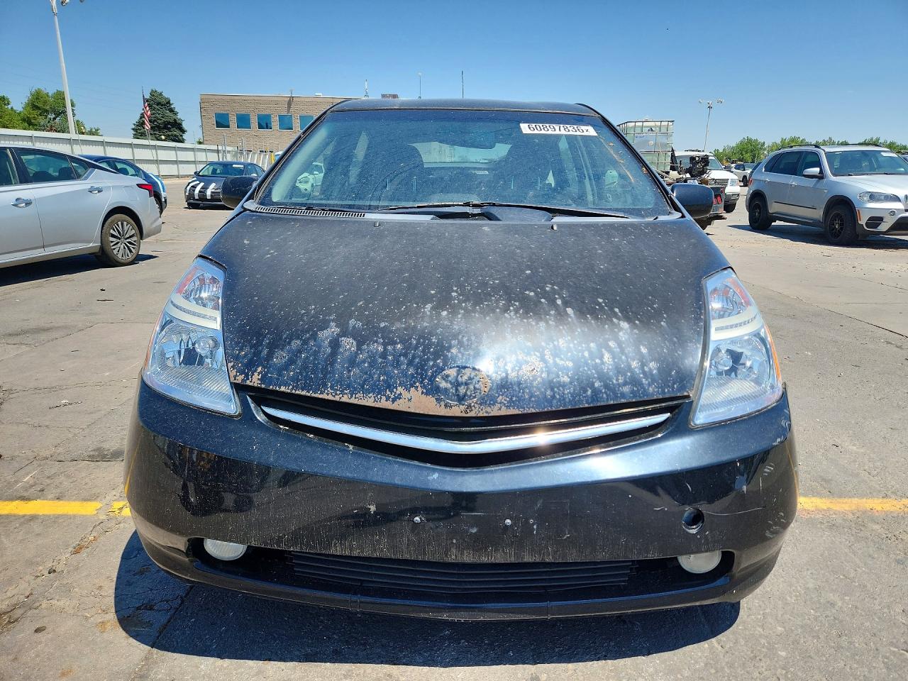 2007 Toyota Prius Base Черный vin: JTDKB20U377588432